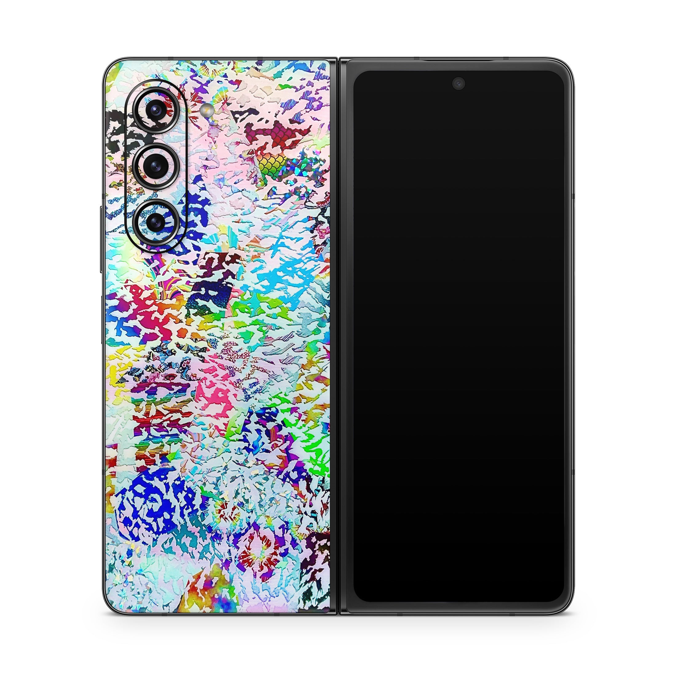 White Etching - Samsung Galaxy Z Fold5 Skin