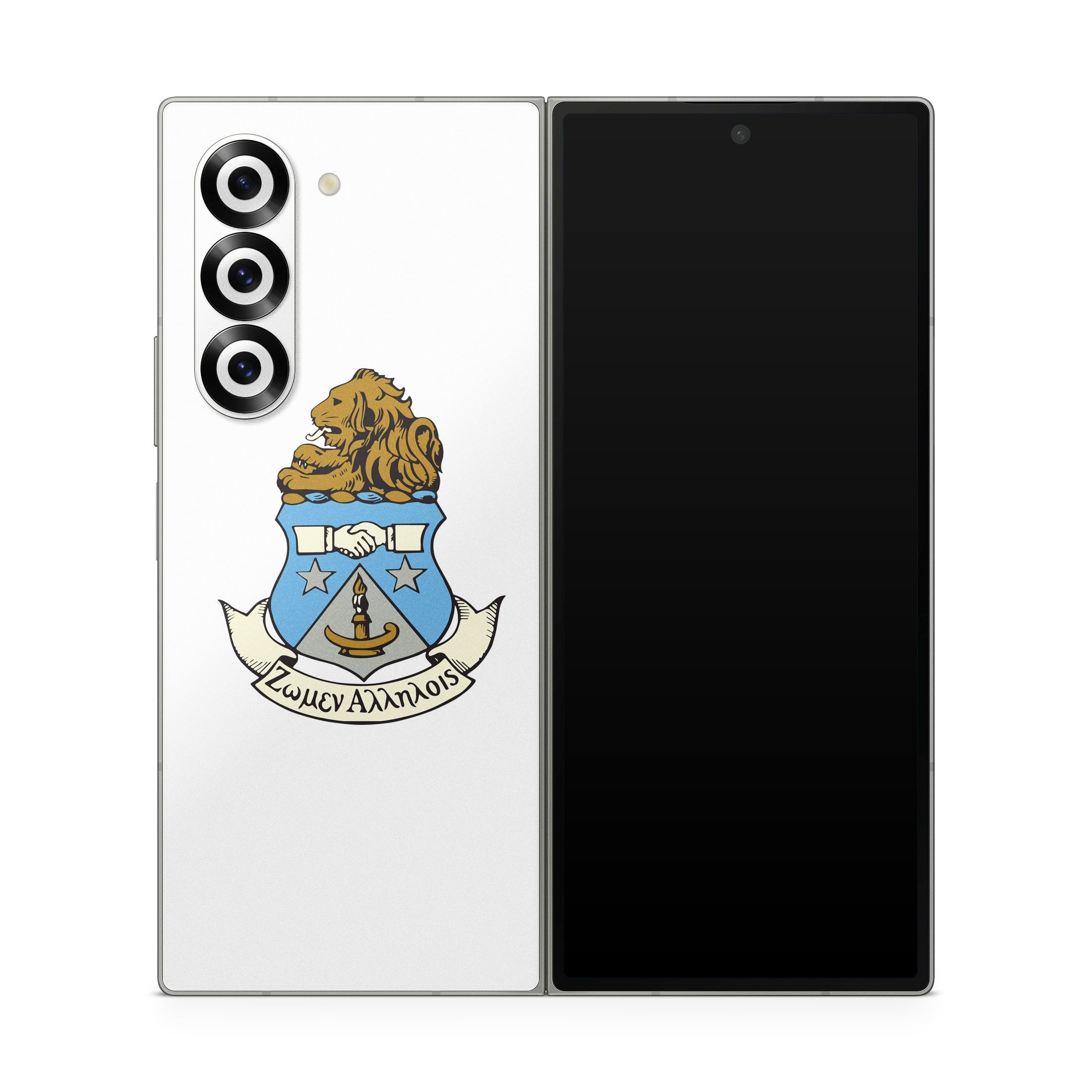 Alpha Delta Pi Crest White - Samsung Galaxy Z Fold6 Skin