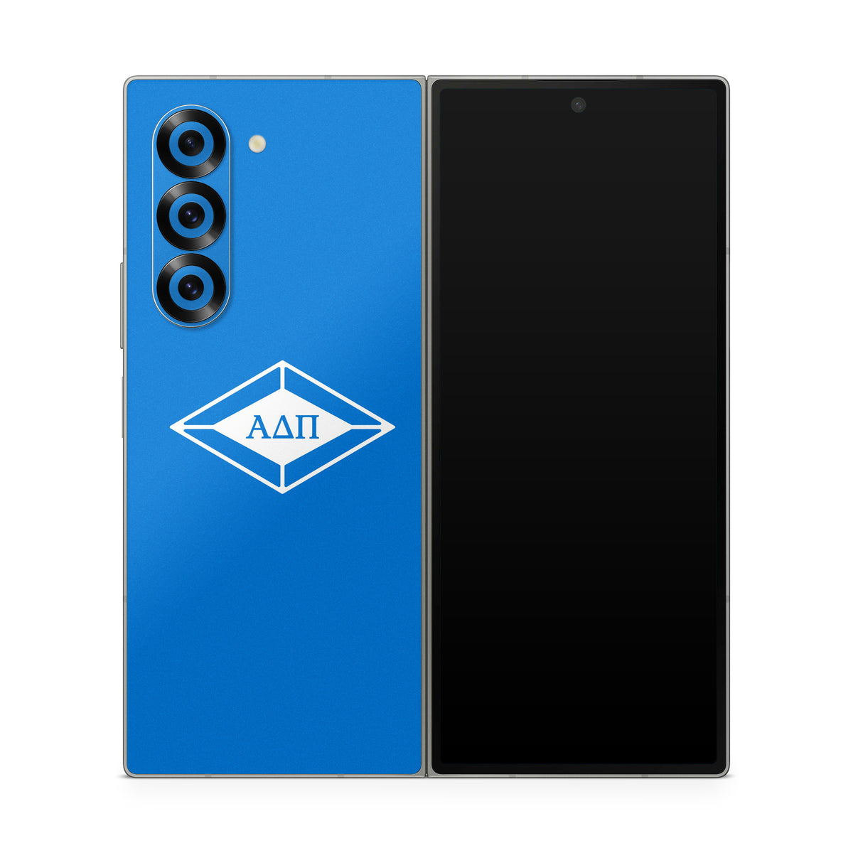 Alpha Delta Pi Diamond Letters Azure - Samsung Galaxy Z Fold6 Skin