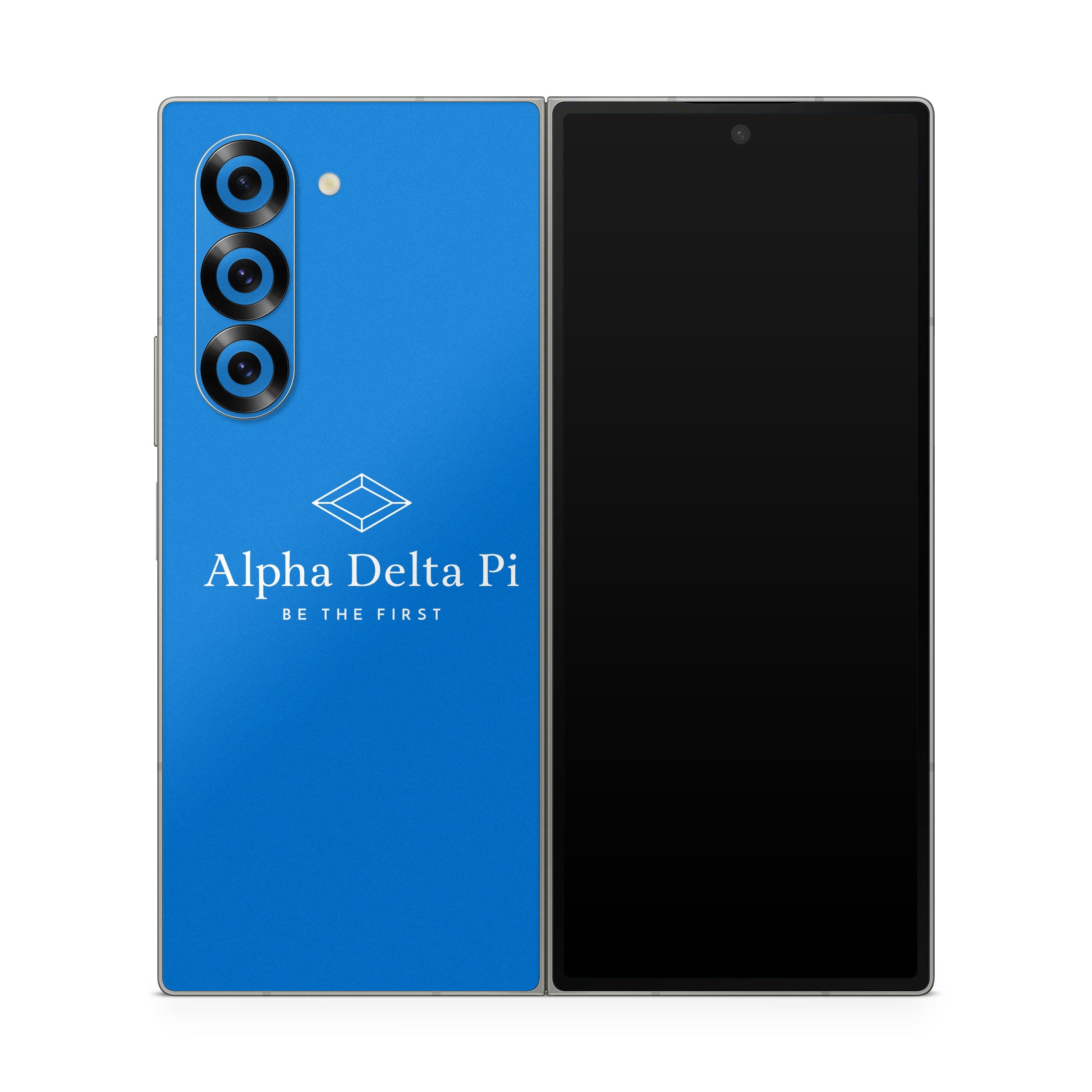Alpha Delta Pi Primary Logo Azure - Samsung Galaxy Z Fold6 Skin