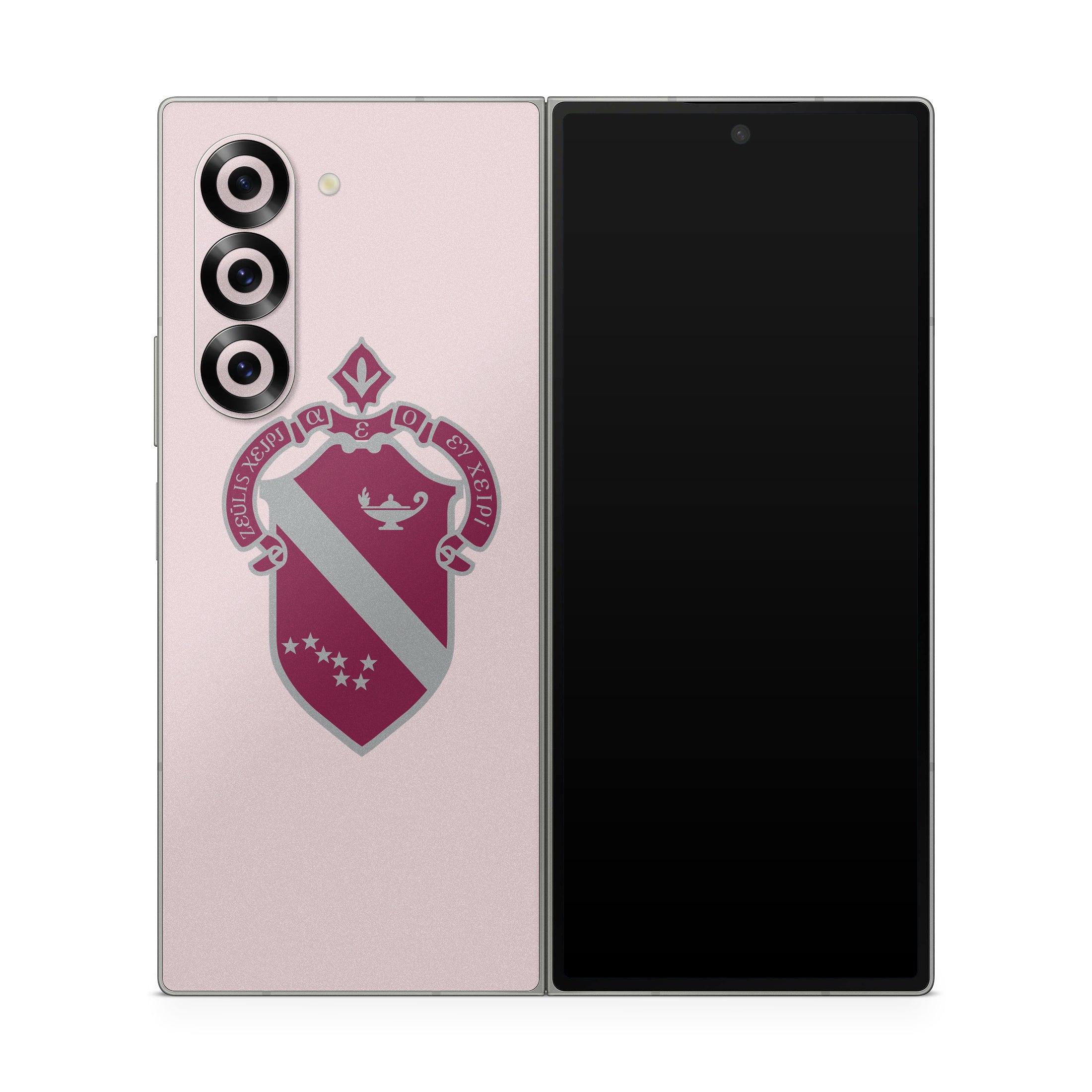 Alpha Phi Crest Ivory - Samsung Galaxy Z Fold6 Skin