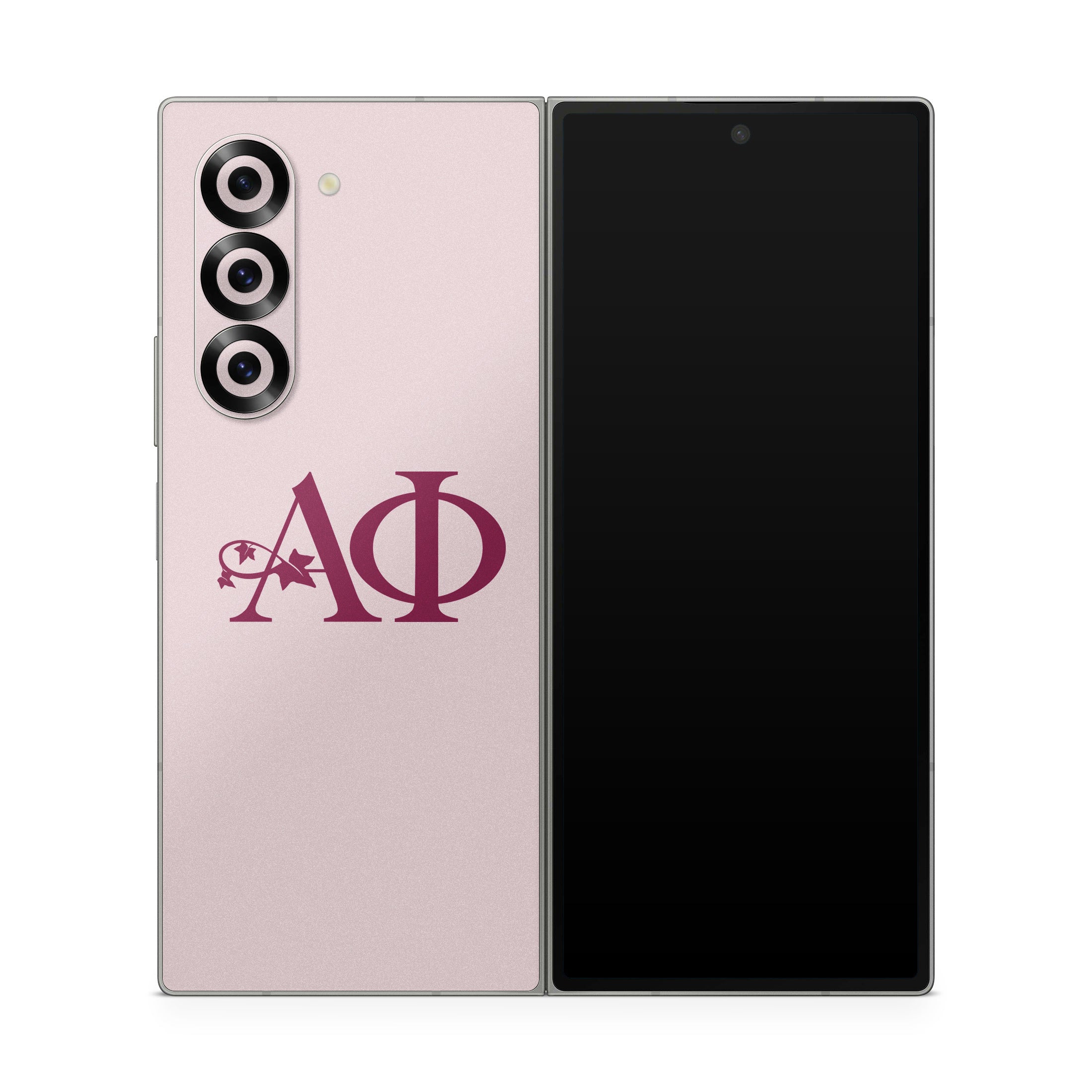 Alpha Phi Greek Letters Ivory - Samsung Galaxy Z Fold6 Skin