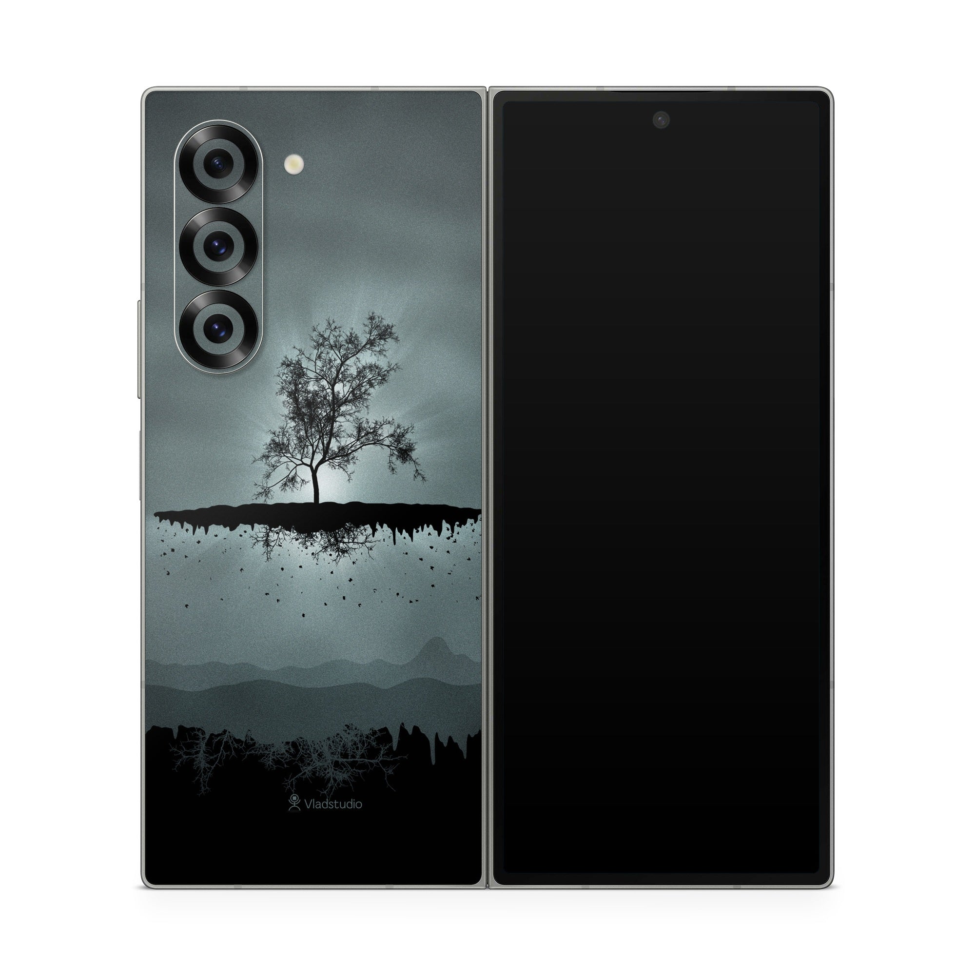Flying Tree Black - Samsung Galaxy Z Fold6 Skin