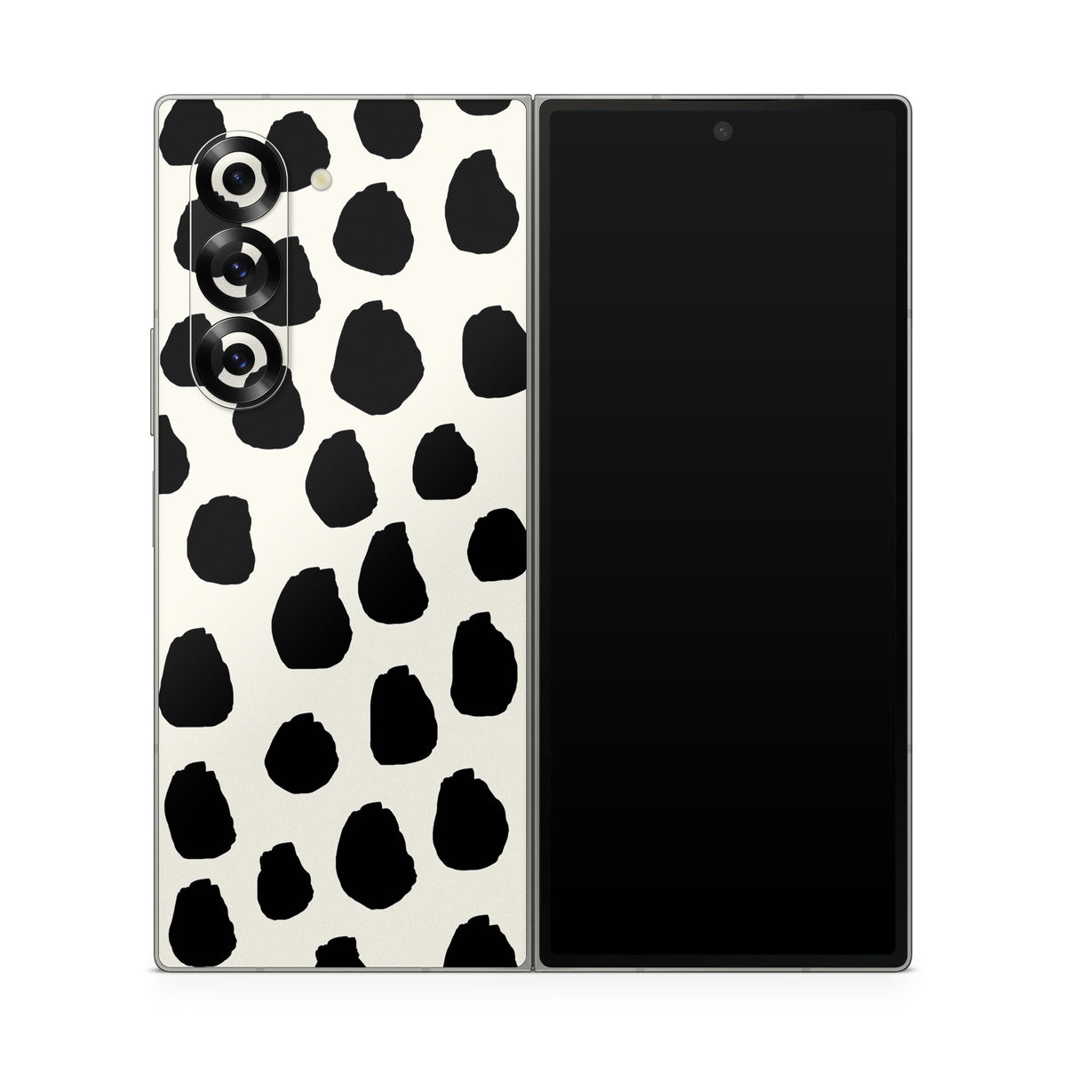 Inky Spots Cream - Samsung Galaxy Z Fold6 Skin