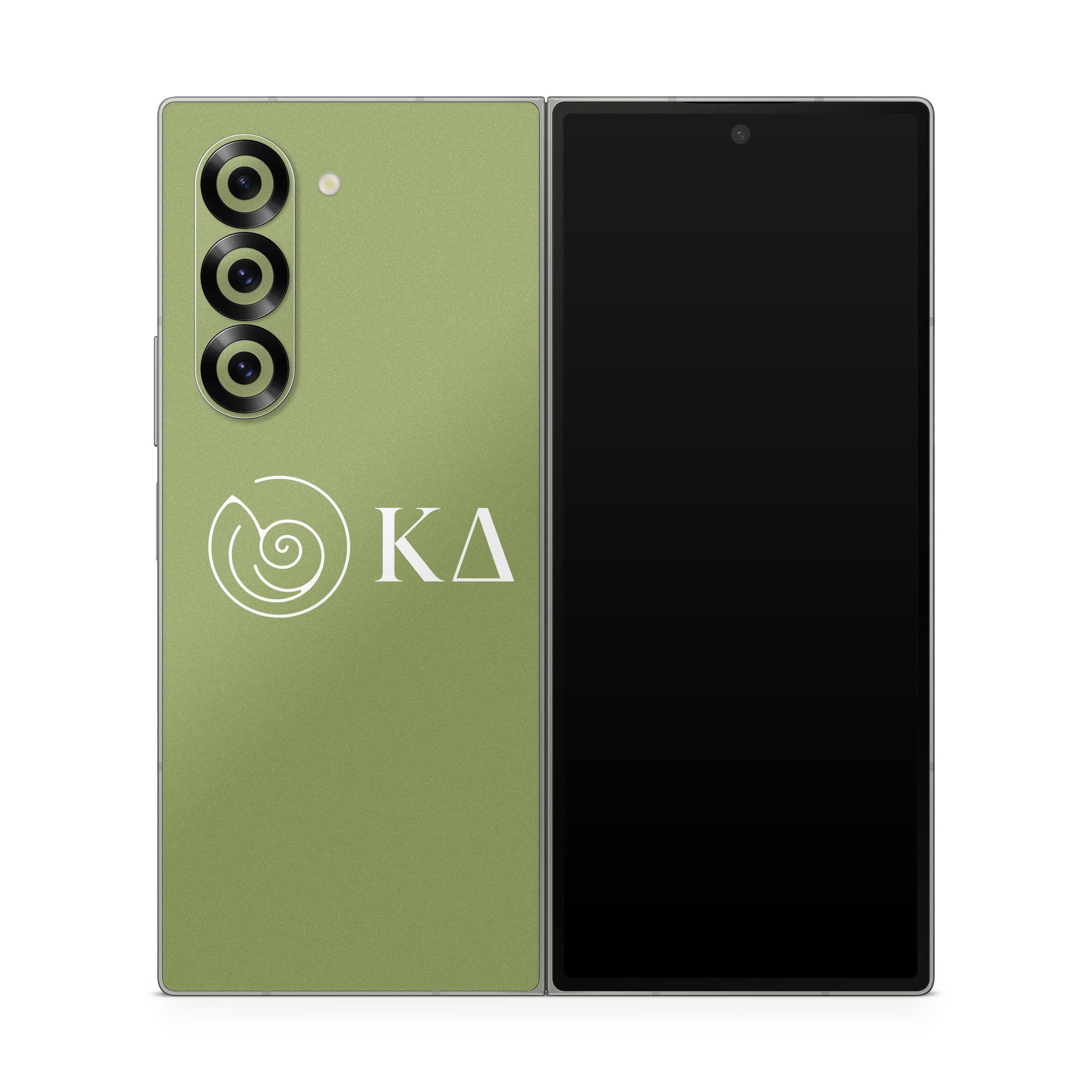 Kappa Delta Greek Letters KD Olive - Samsung Galaxy Z Fold6 Skin