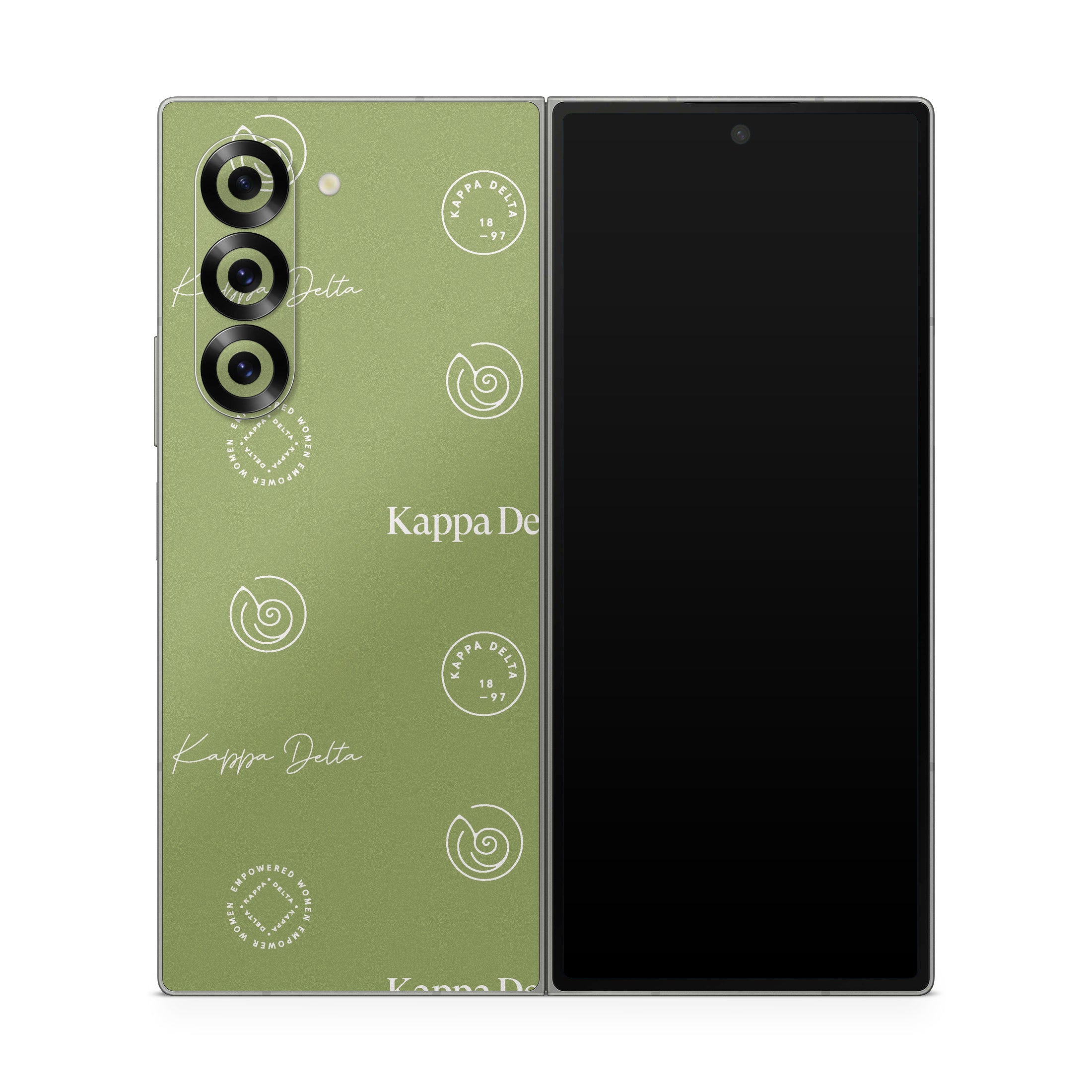 Kappa Delta Pattern - Samsung Galaxy Z Fold6 Skin