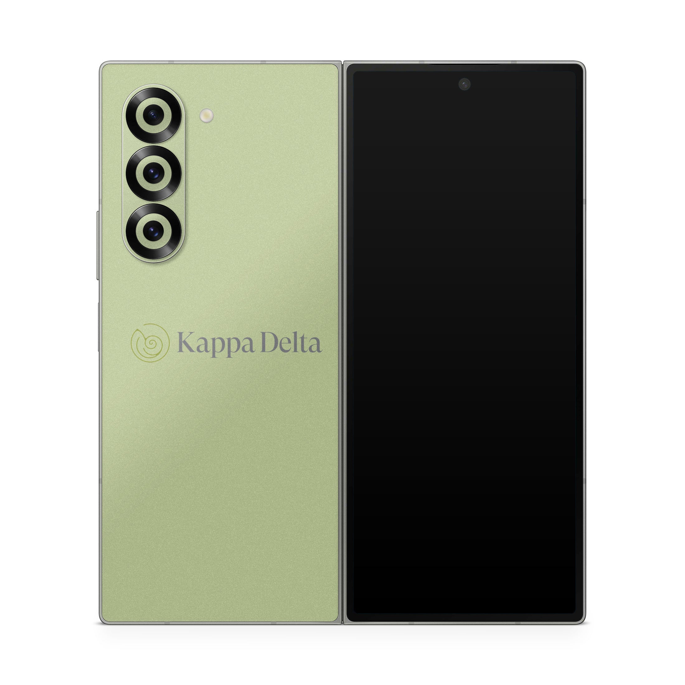 Kappa Delta Secondary Logo Light Olive - Samsung Galaxy Z Fold6 Skin