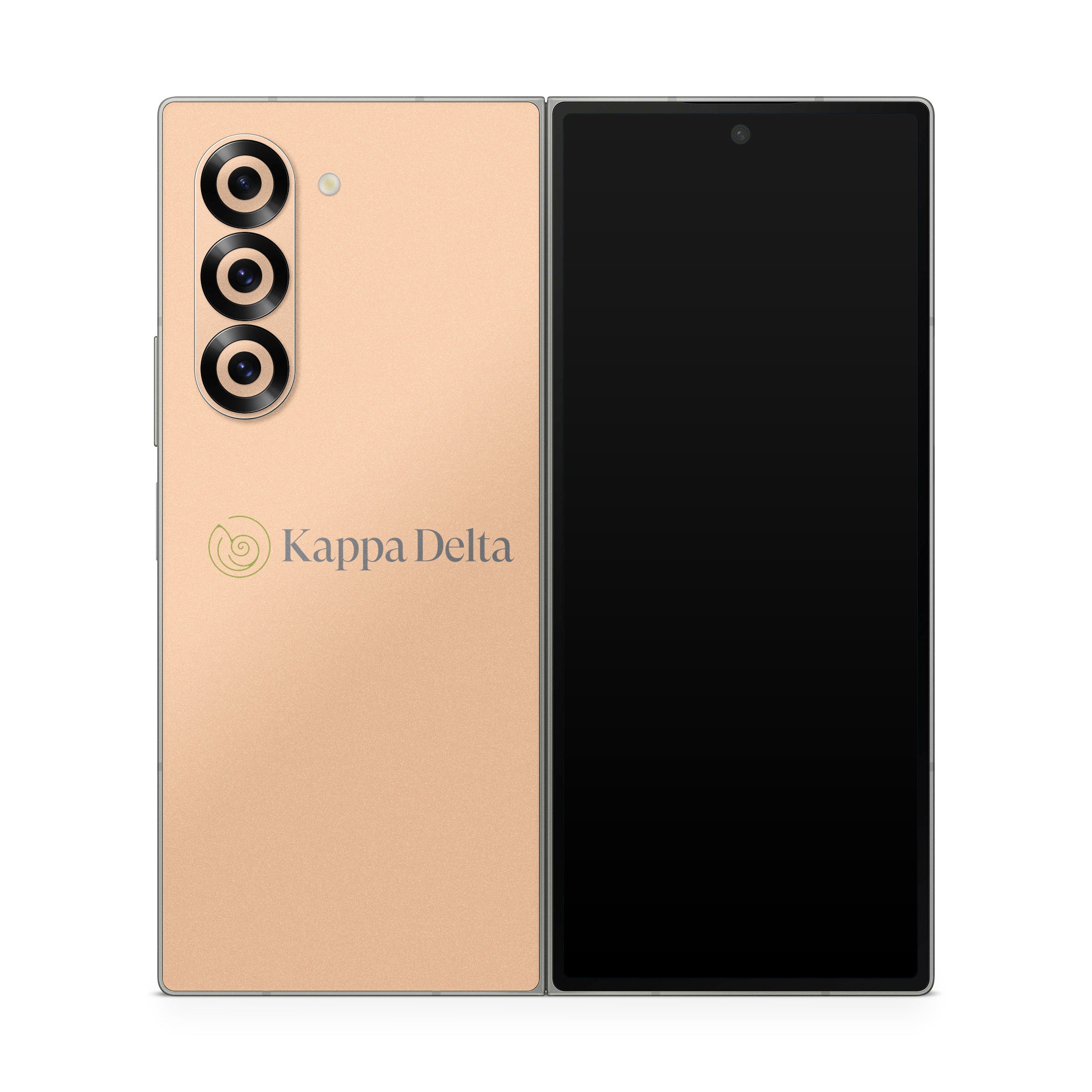 Kappa Delta Secondary Logo Empowered Peach - Samsung Galaxy Z Fold6 Skin