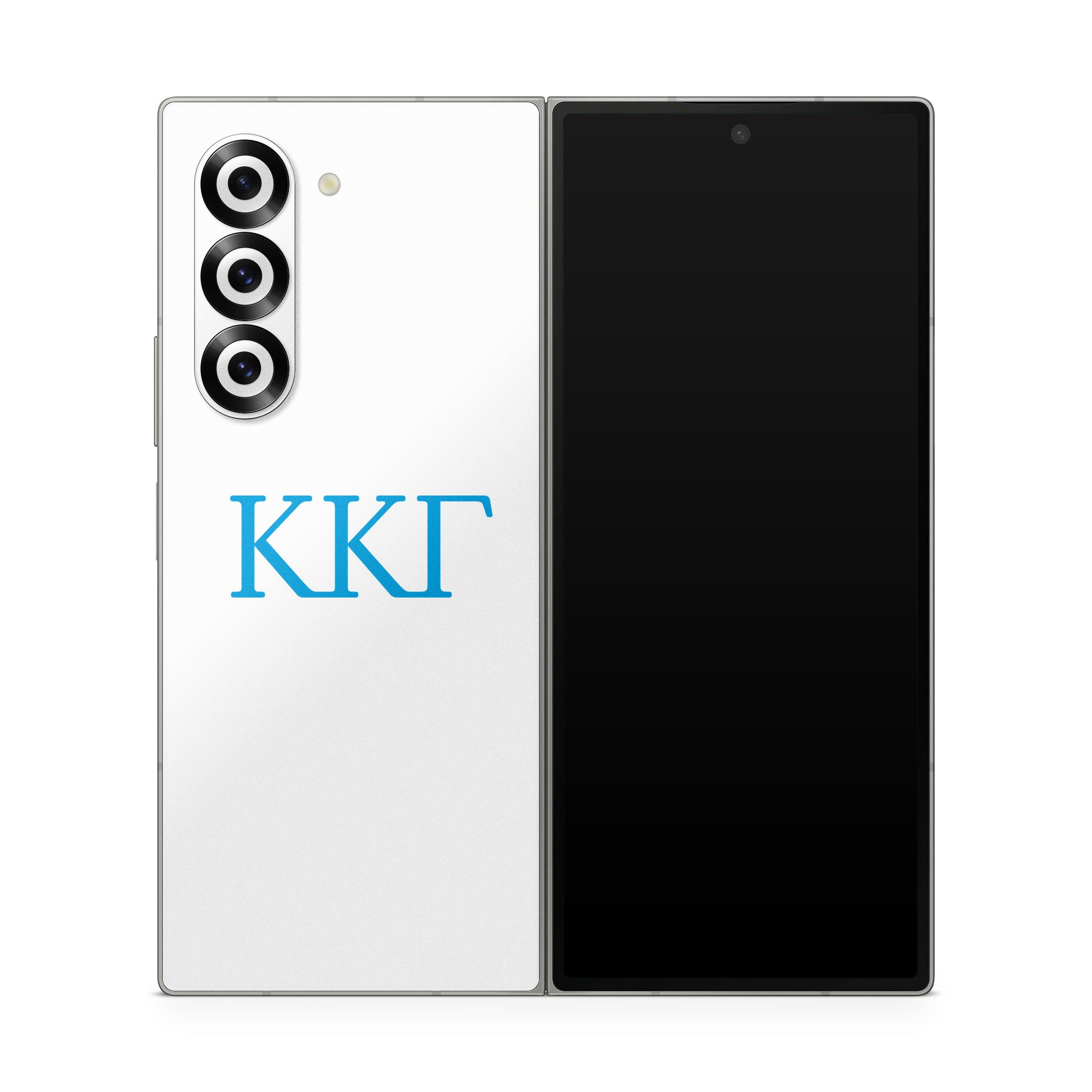 Kappa Kappa Gamma Greek Letters White - Samsung Galaxy Z Fold6 Skin