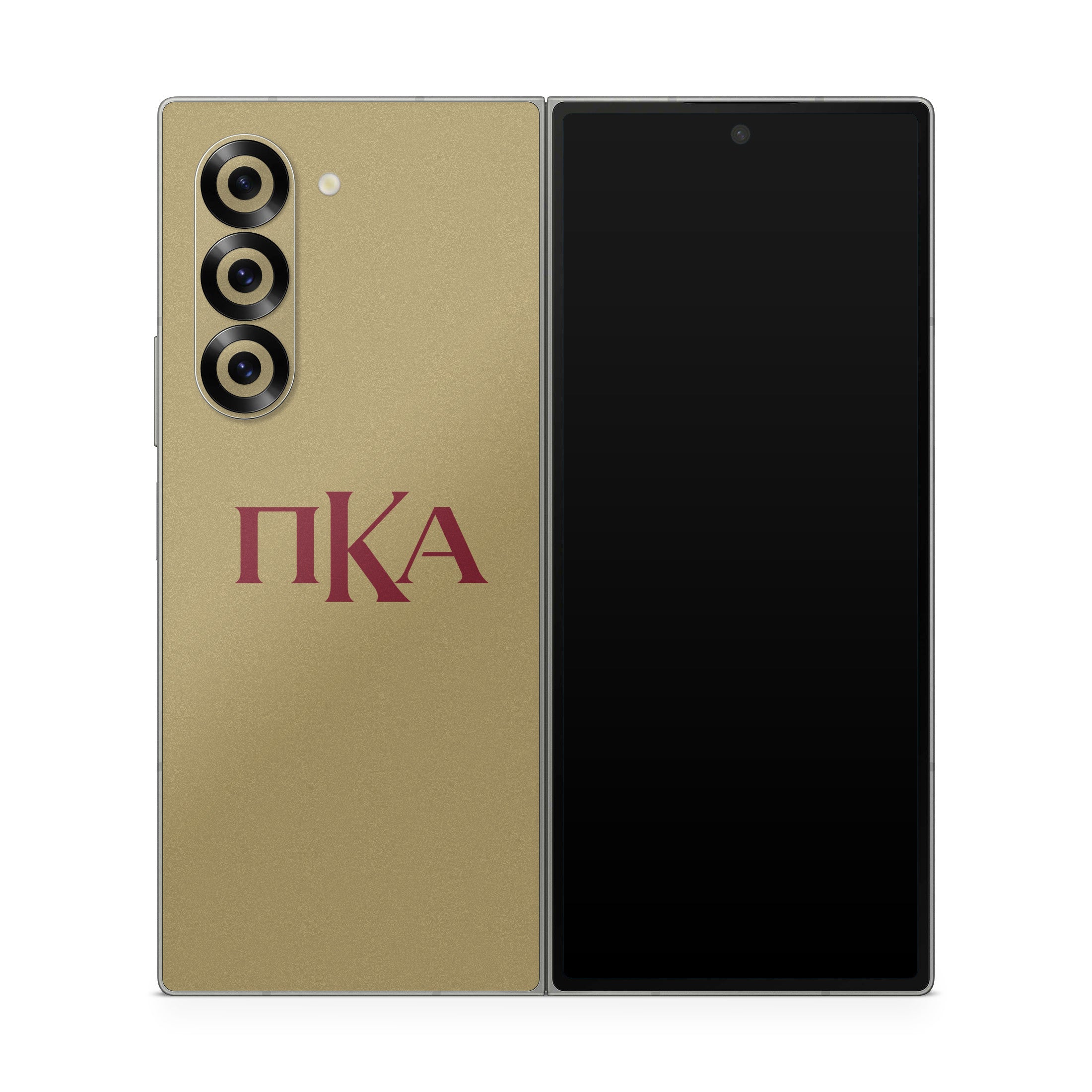 Pi Kappa Alpha Greek Letters Gold - Samsung Galaxy Z Fold6 Skin