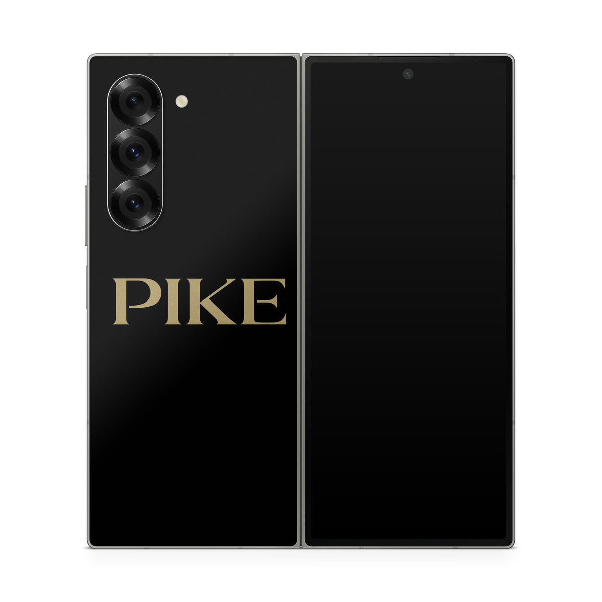 Pi Kappa Alpha PIKE Logo Black - Samsung Galaxy Z Fold6 Skin