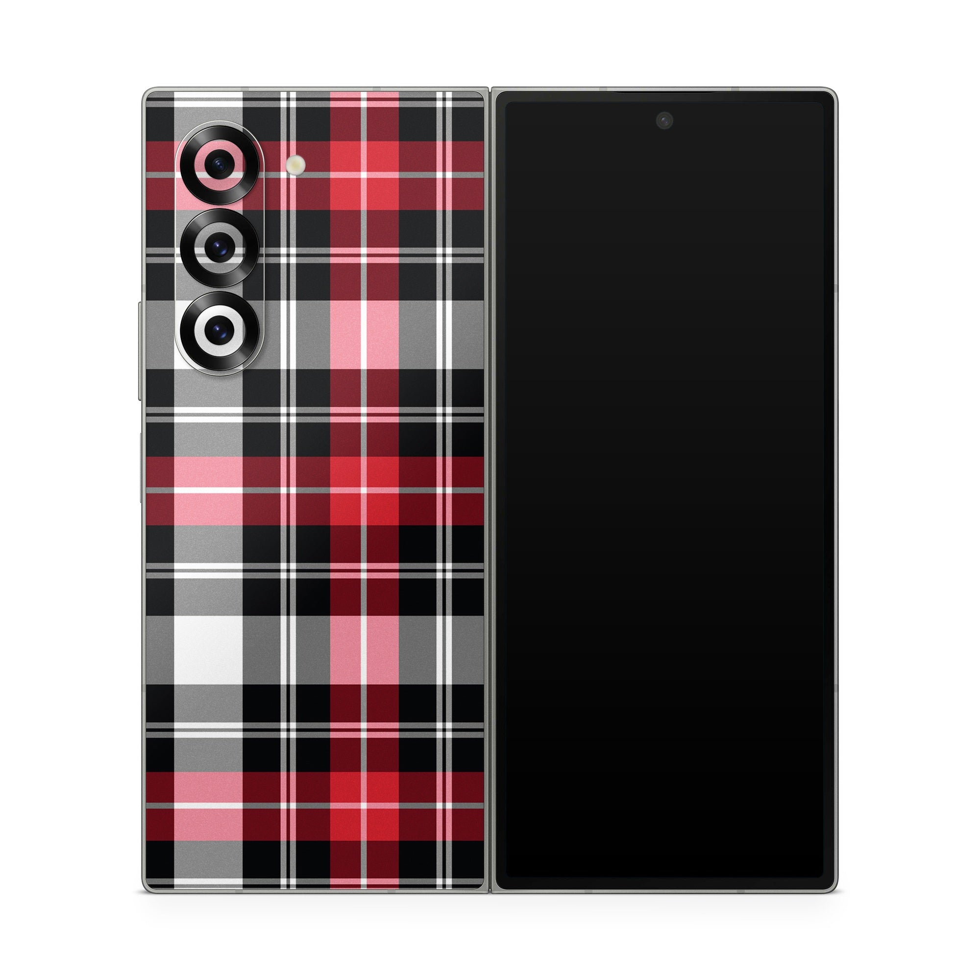 Red Plaid - Samsung Galaxy Z Fold6 Skin
