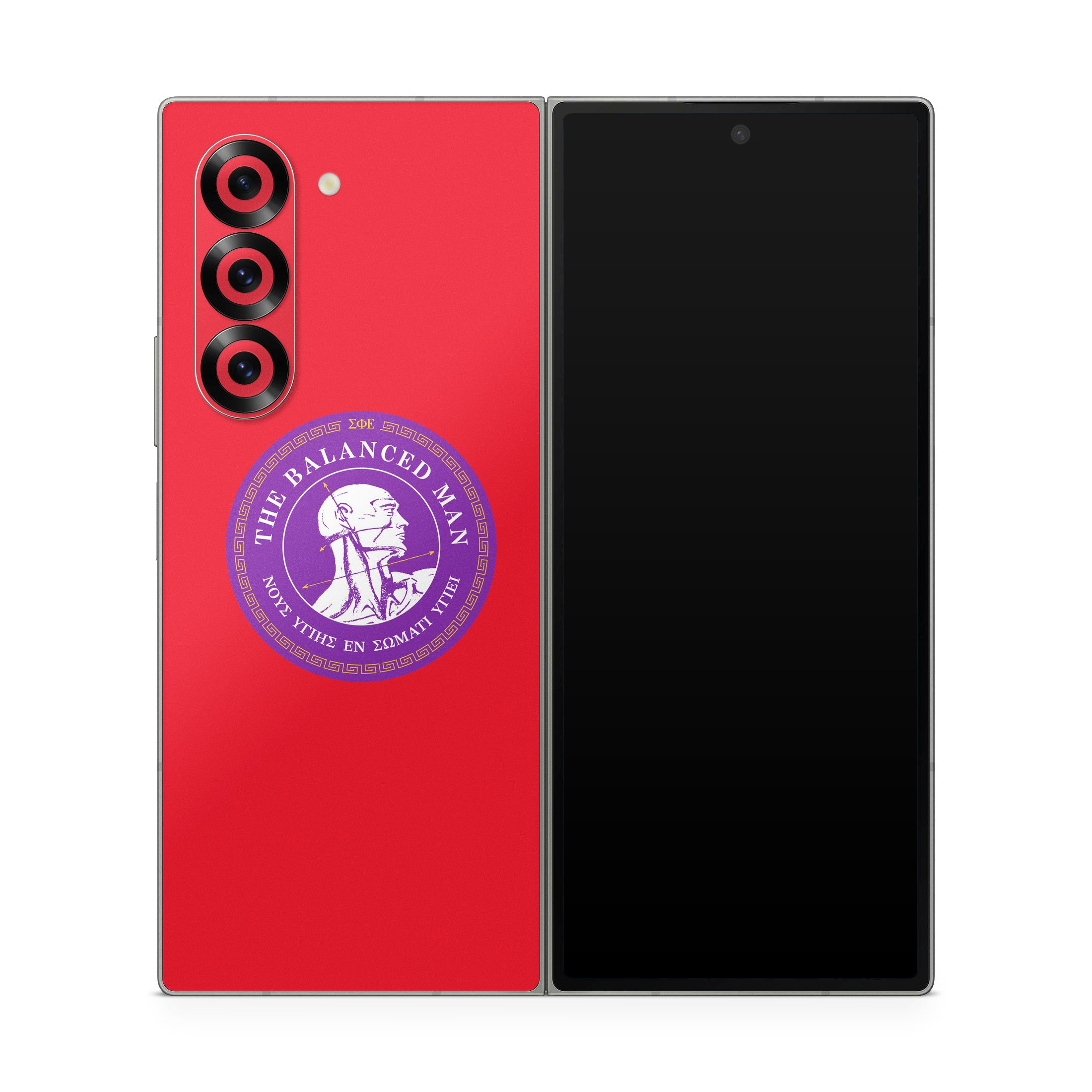 Sigma Phi Epsilon Balanced Man Red - Samsung Galaxy Z Fold6 Skin