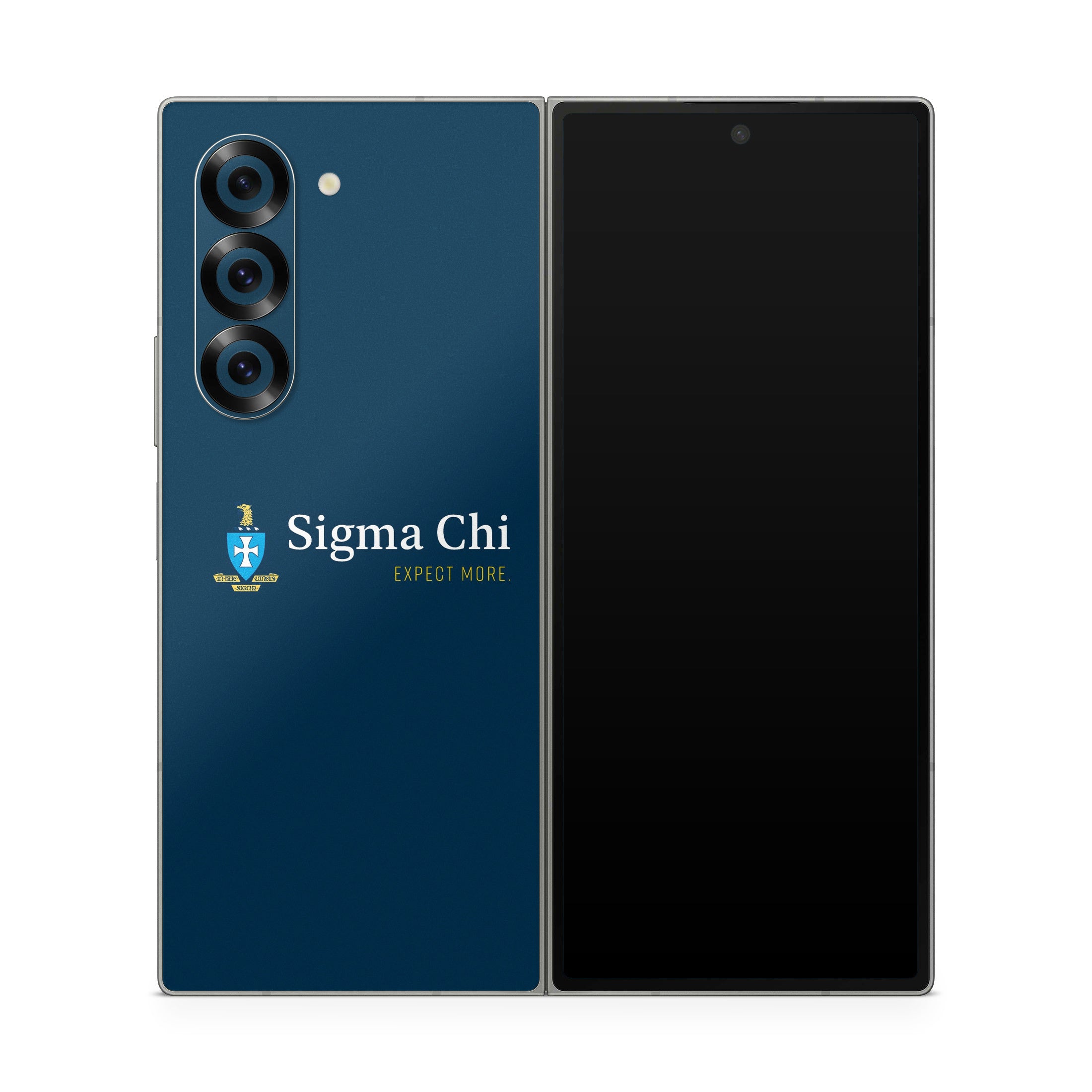 Sigma Chi Logo Navy - Samsung Galaxy Z Fold6 Skin