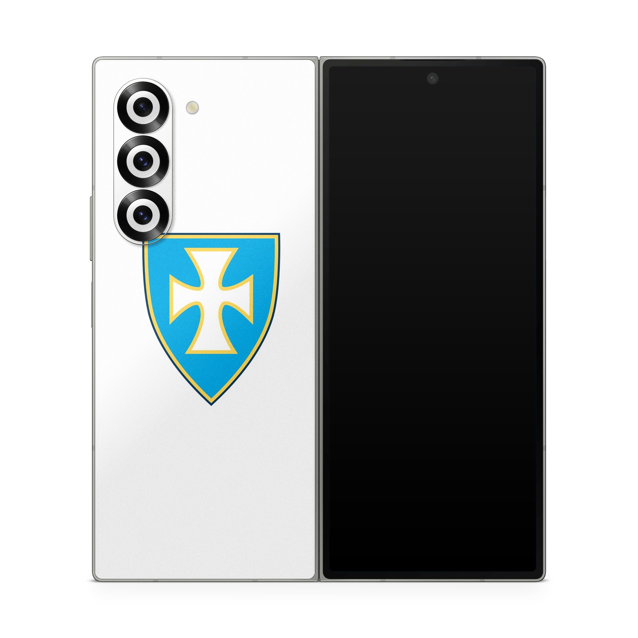 Sigma Chi Shield White - Samsung Galaxy Z Fold6 Skin