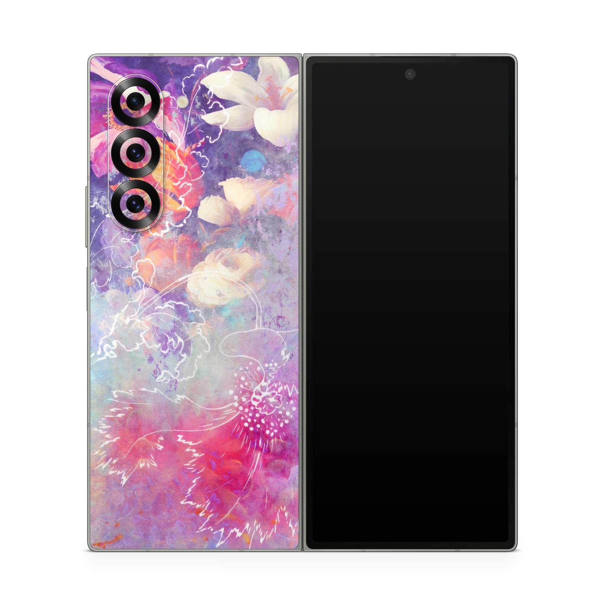 Sketch Flowers Lily - Samsung Galaxy Z Fold6 Skin