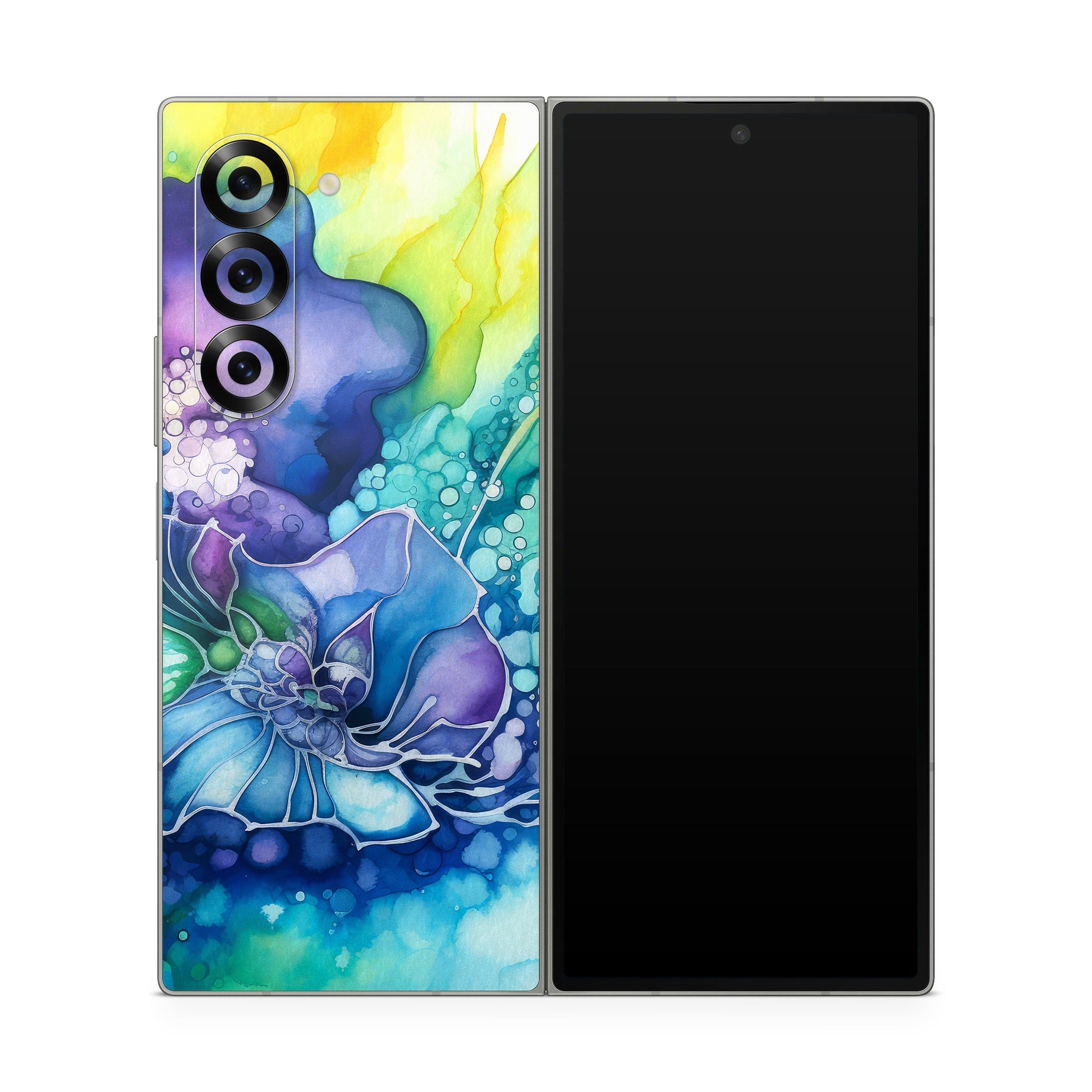 Watercolor Flora - Samsung Galaxy Z Fold6 Skin