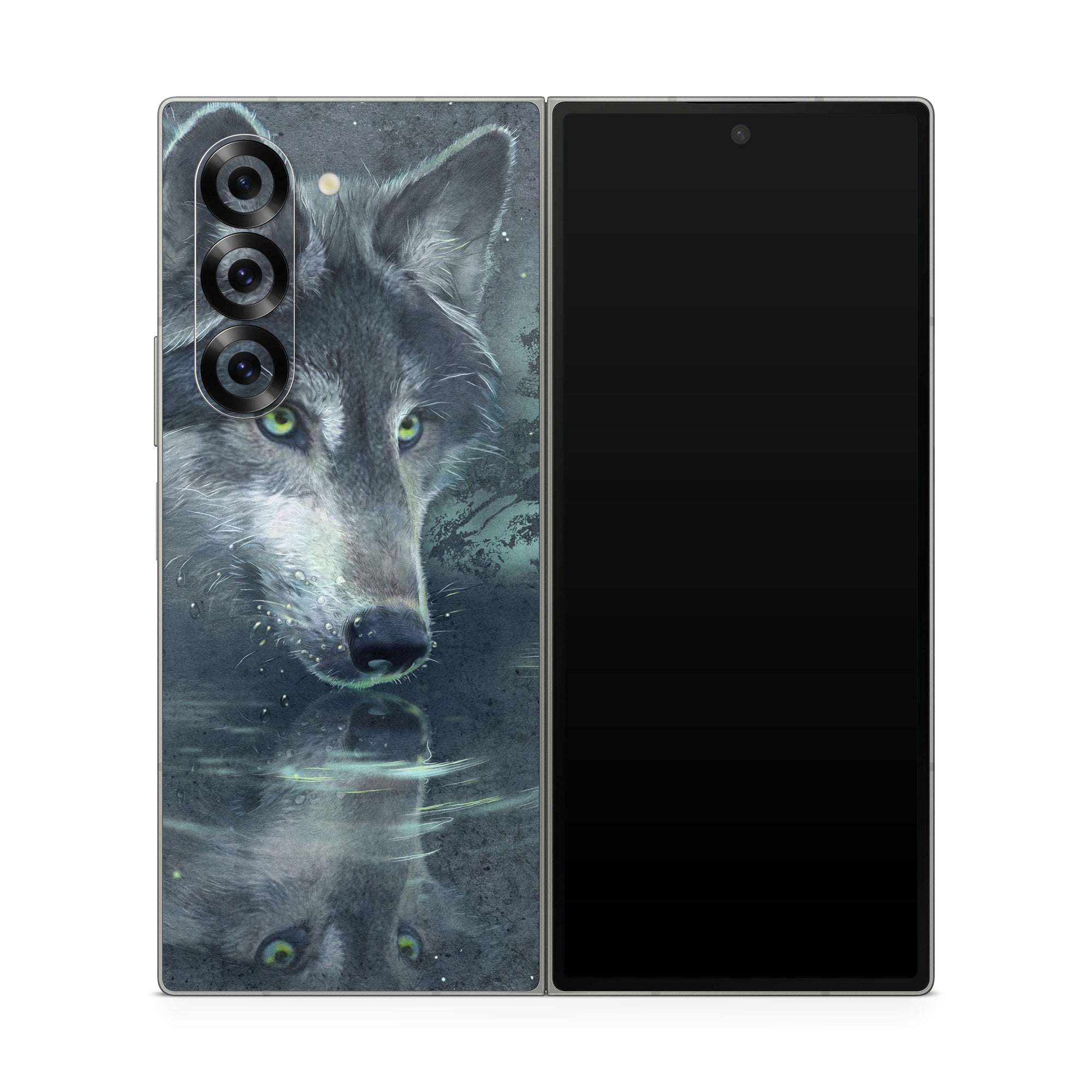 Wolf Reflection - Samsung Galaxy Z Fold6 Skin
