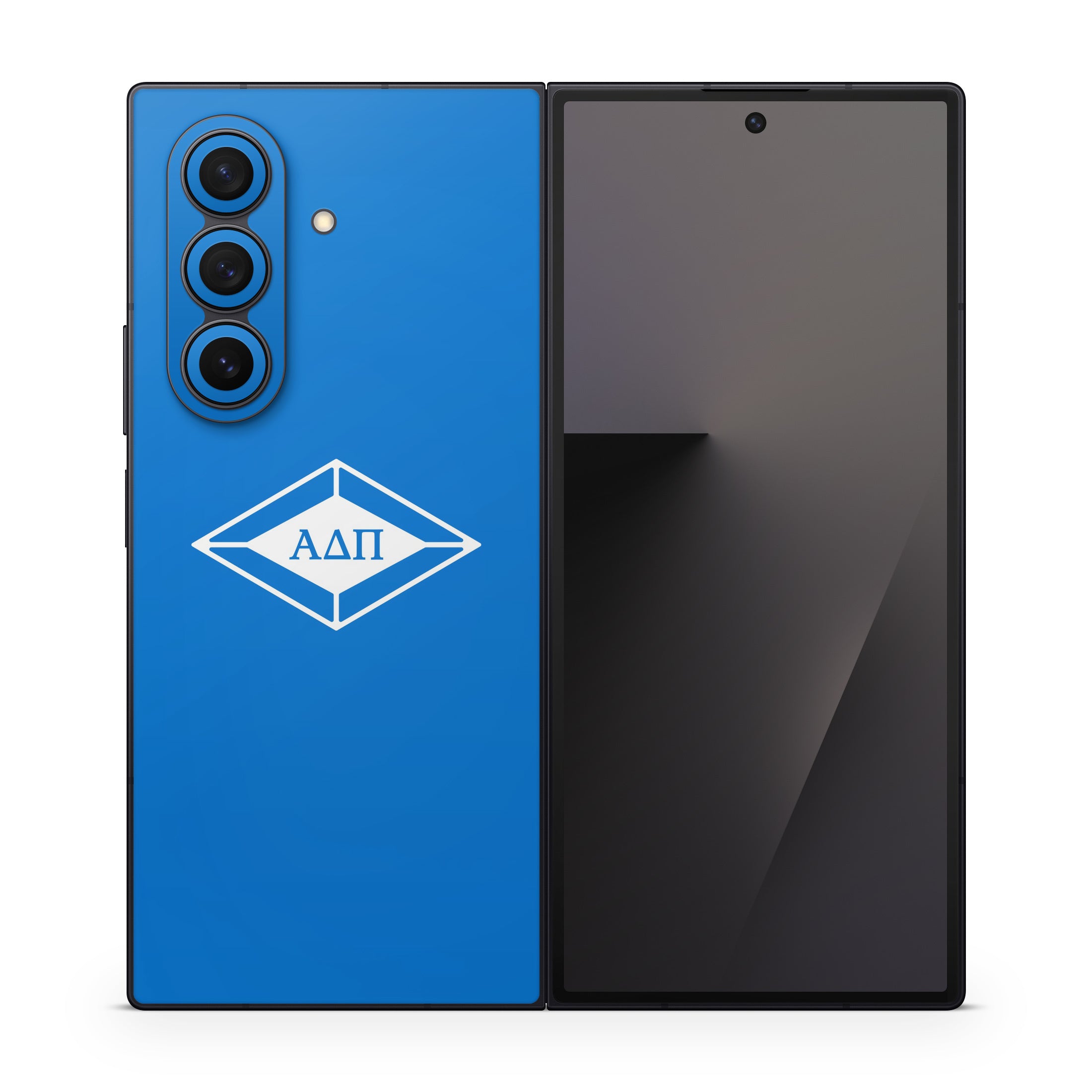 Alpha Delta Pi Diamond Letters Azure - Samsung Galaxy Z Fold7 Skin