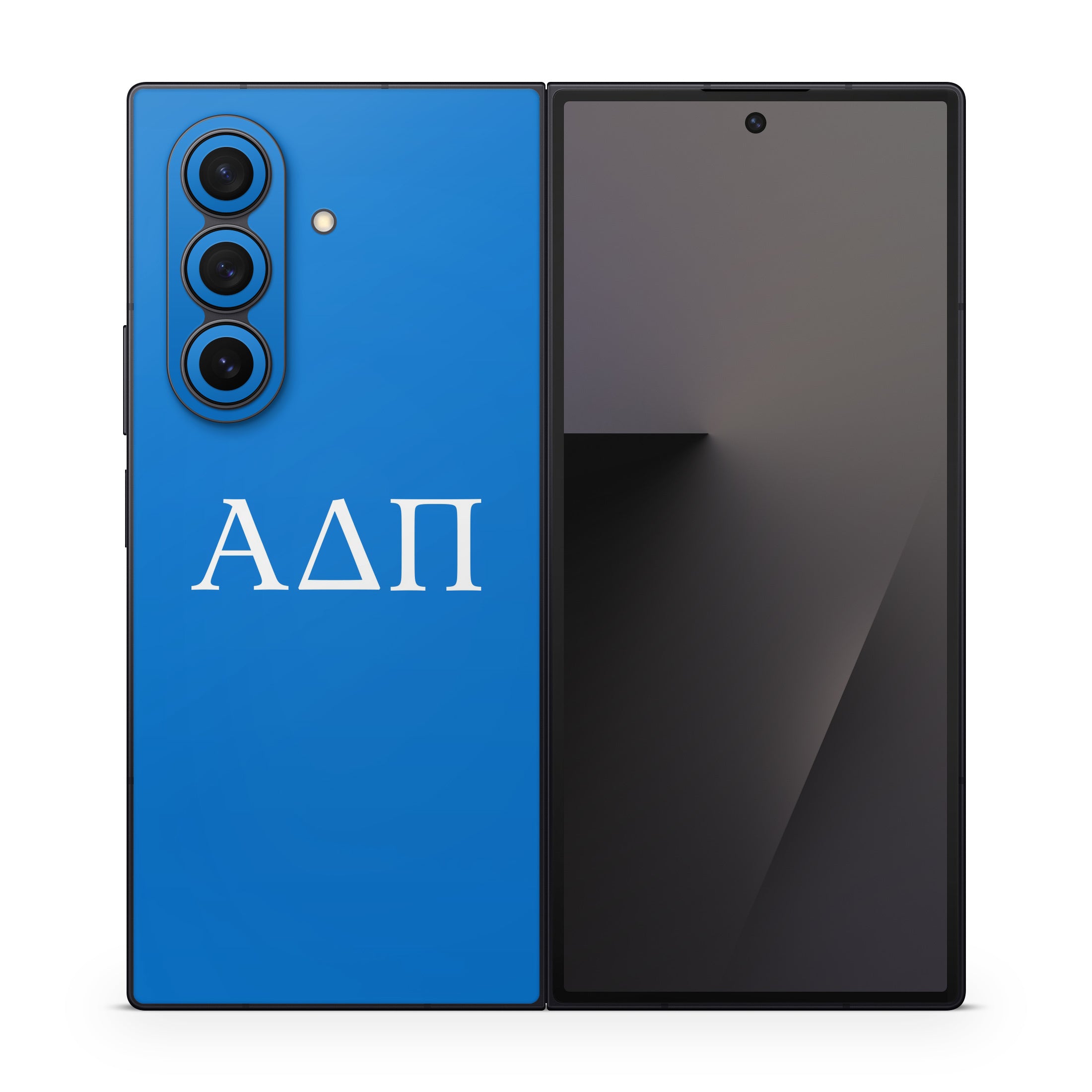 Alpha Delta Pi Greek Letters Azure - Samsung Galaxy Z Fold7 Skin