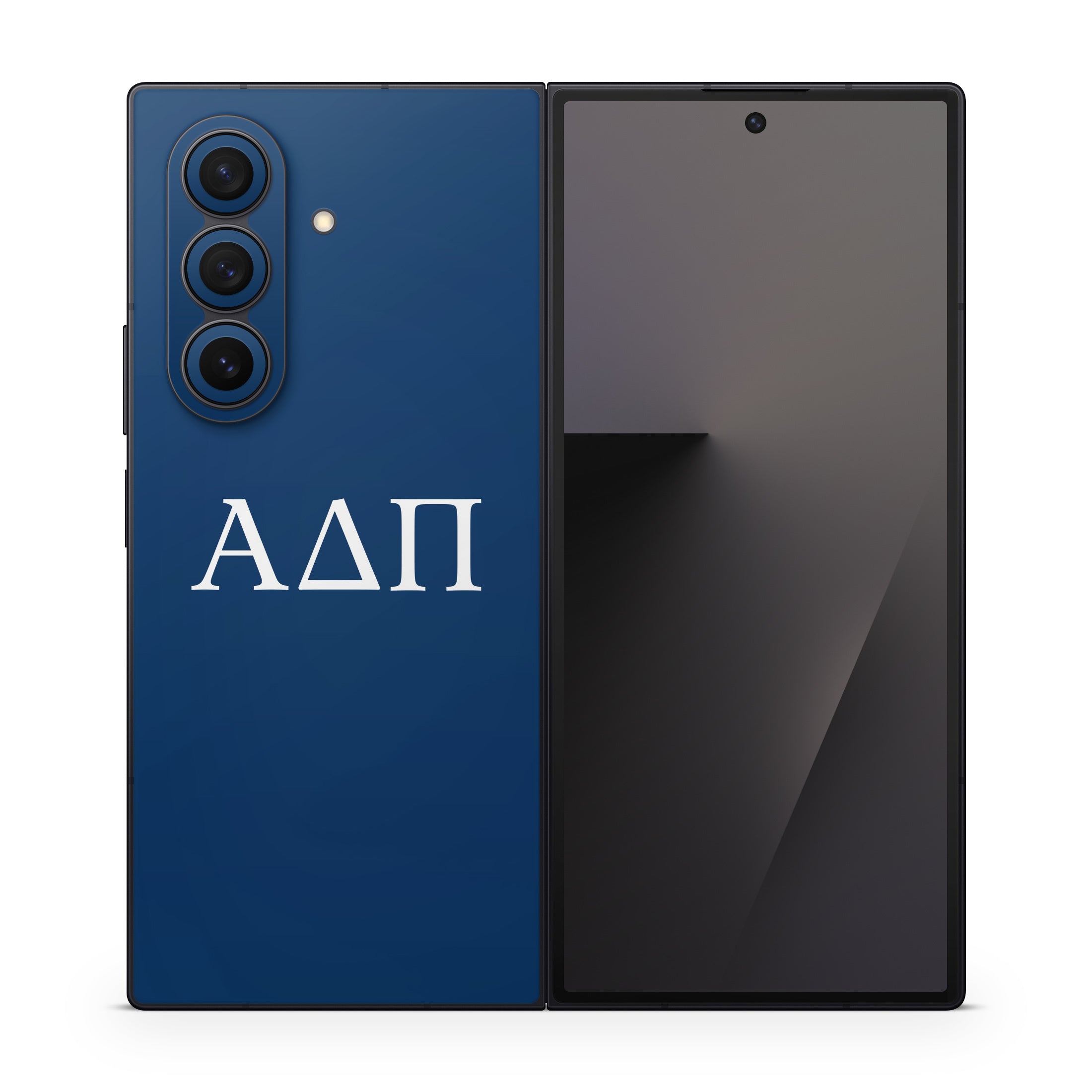 Alpha Delta Pi Greek Letters Midnight - Samsung Galaxy Z Fold7 Skin