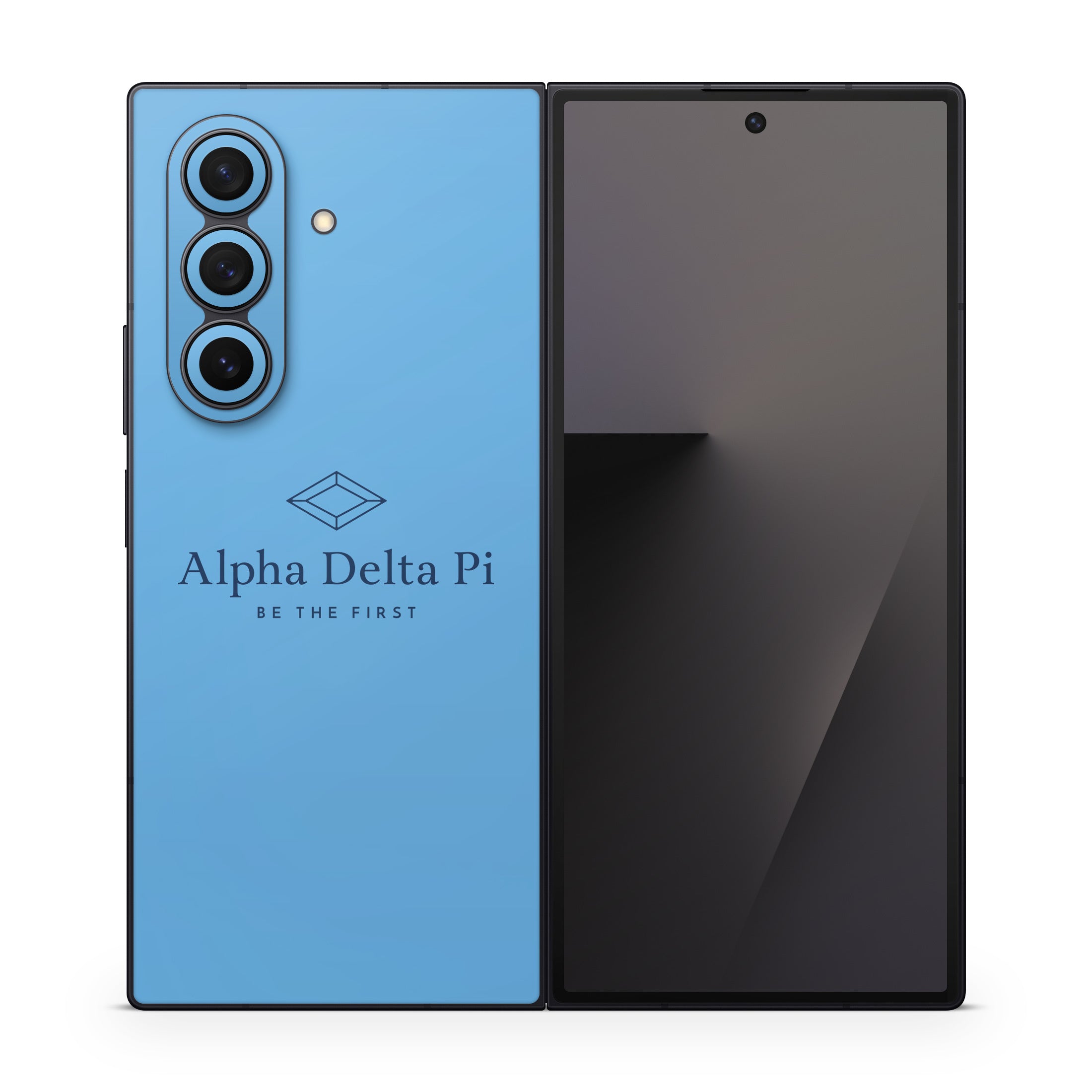 Alpha Delta Pi Primary Logo Adelphean Blue - Samsung Galaxy Z Fold7 Skin