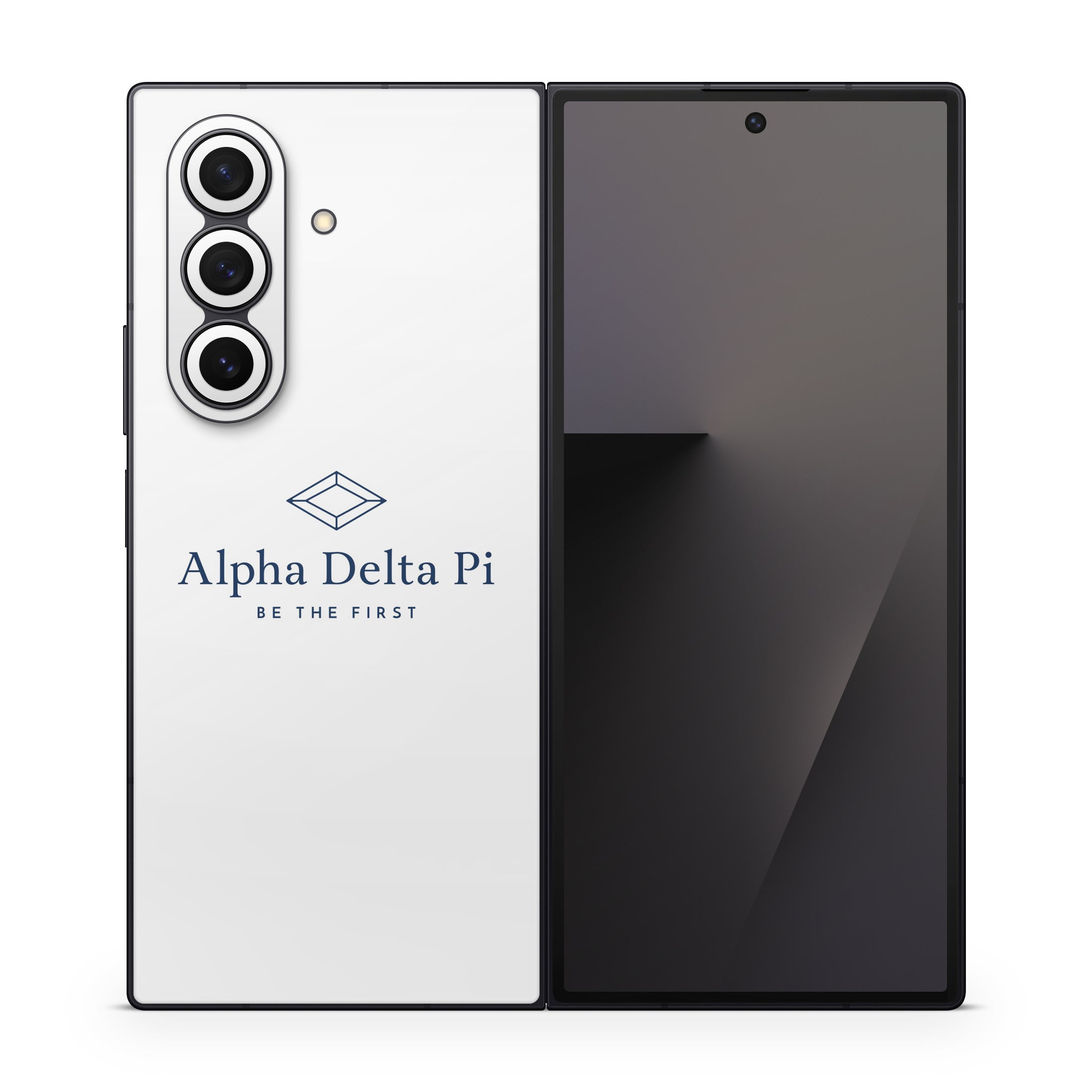Alpha Delta Pi Primary Logo White - Samsung Galaxy Z Fold7 Skin