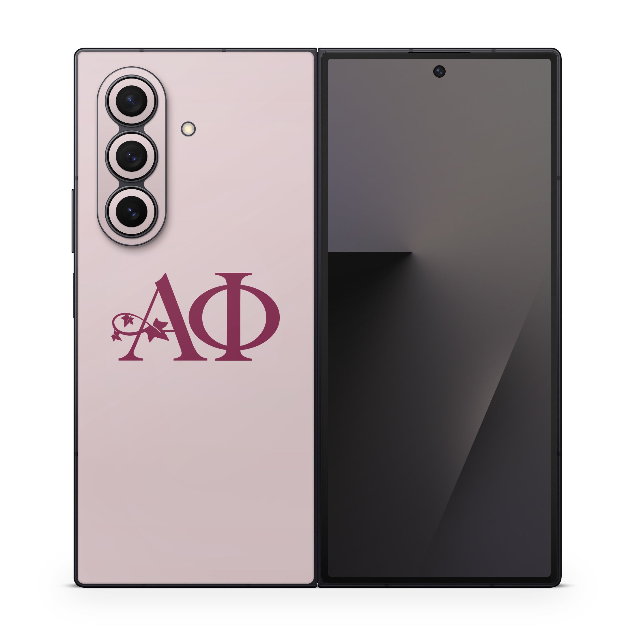 Alpha Phi Greek Letters Ivory - Samsung Galaxy Z Fold7 Skin