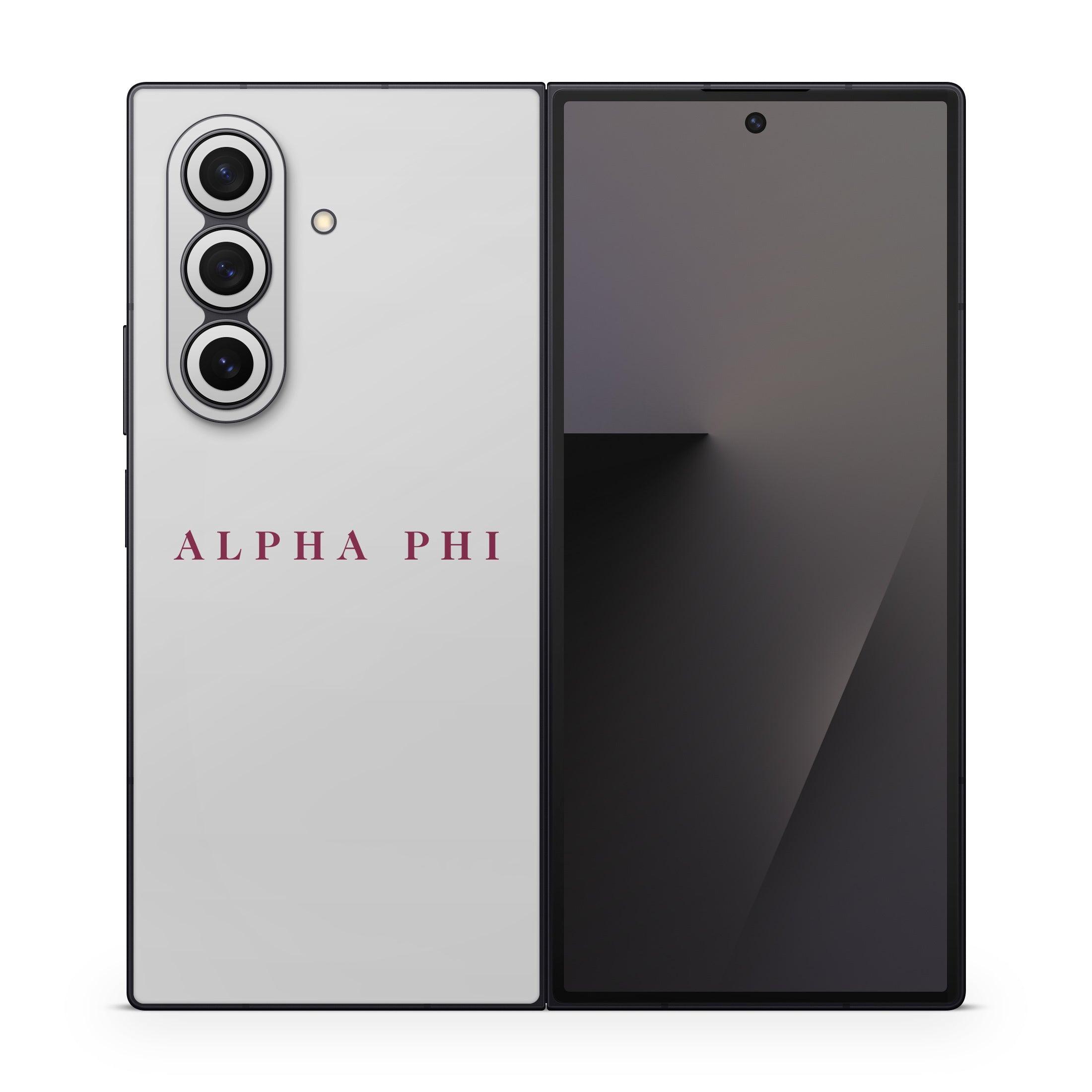 Alpha Phi Wordmark Silver - Samsung Galaxy Z Fold7 Skin