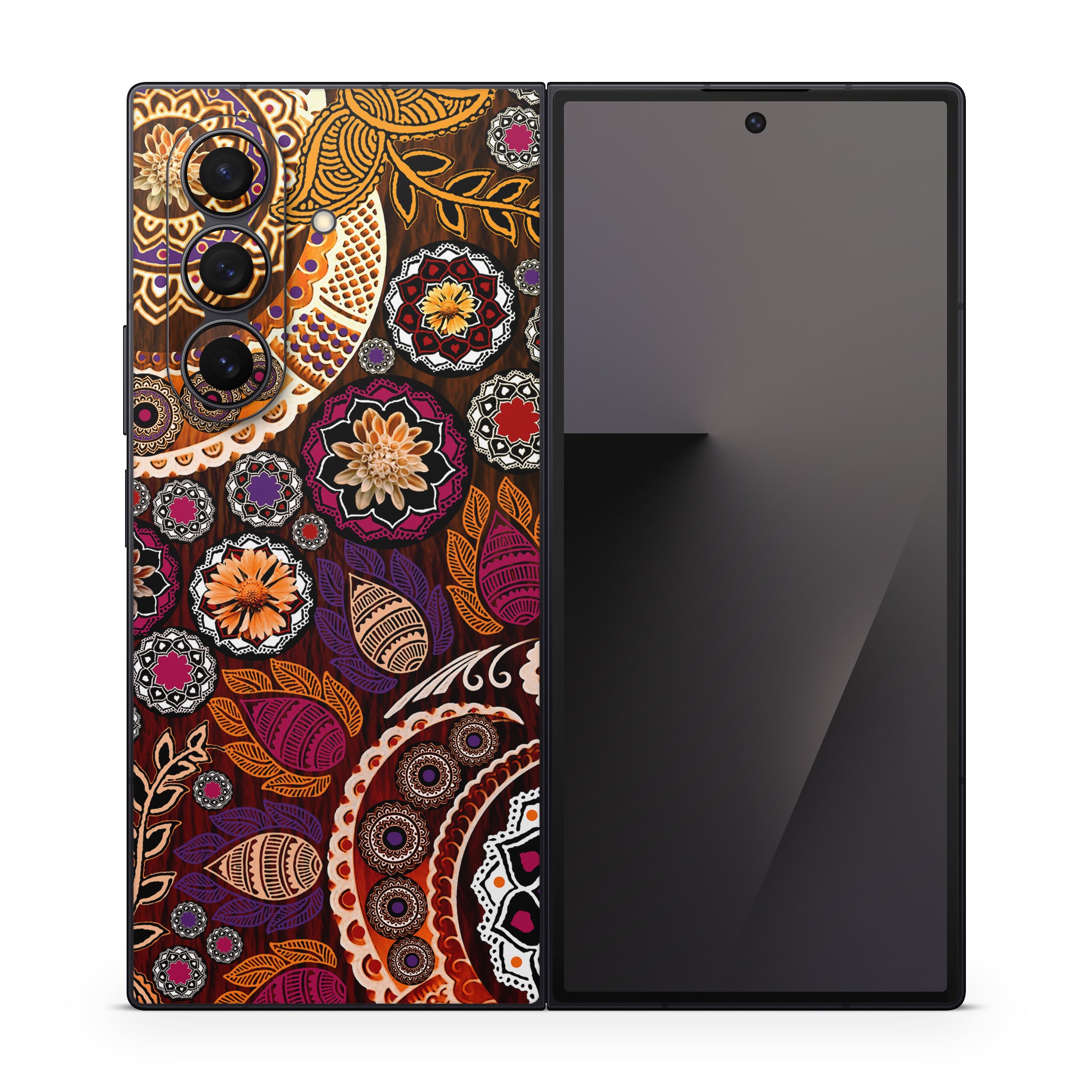 Autumn Mehndi - Samsung Galaxy Z Fold7 Skin