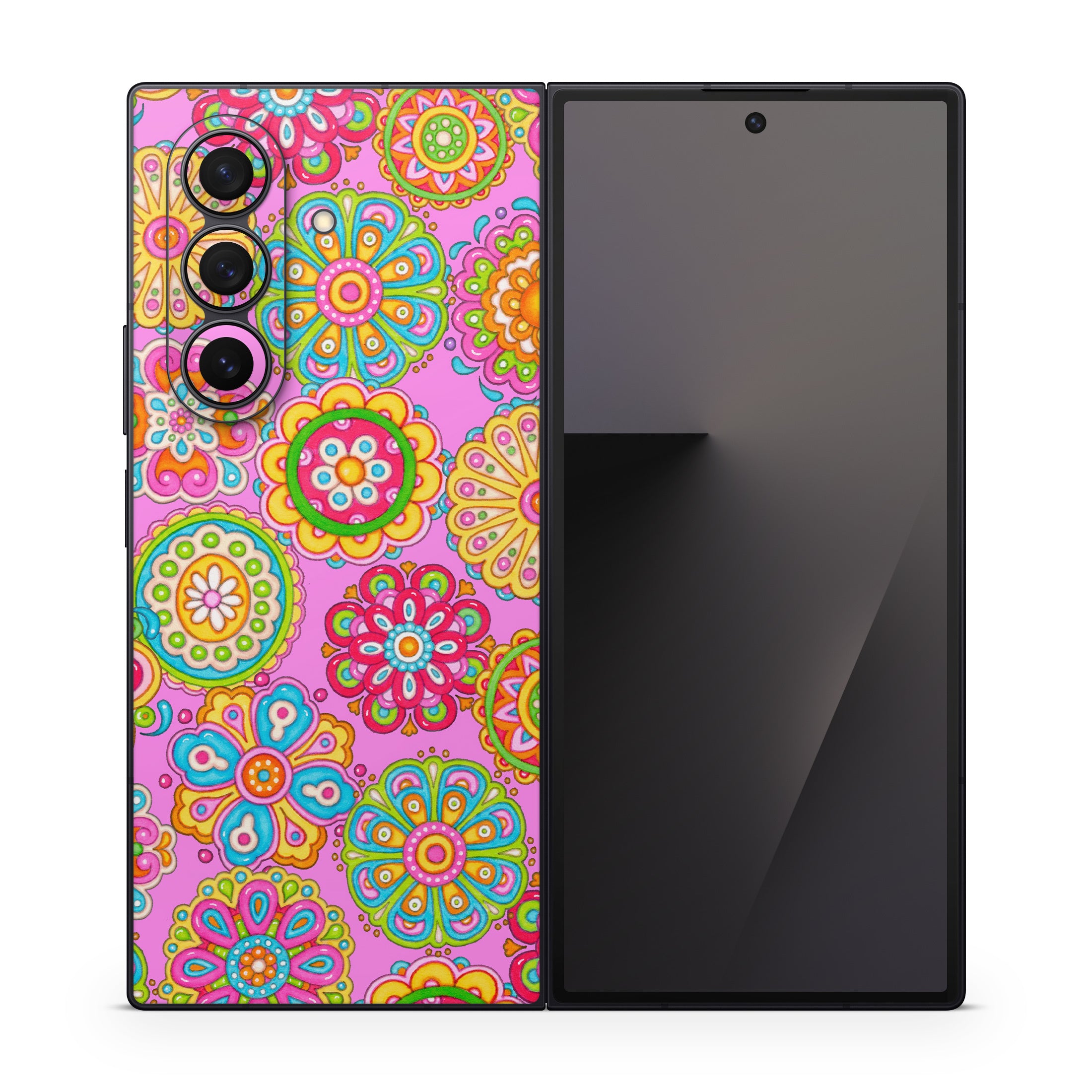 Bright Flowers - Samsung Galaxy Z Fold7 Skin