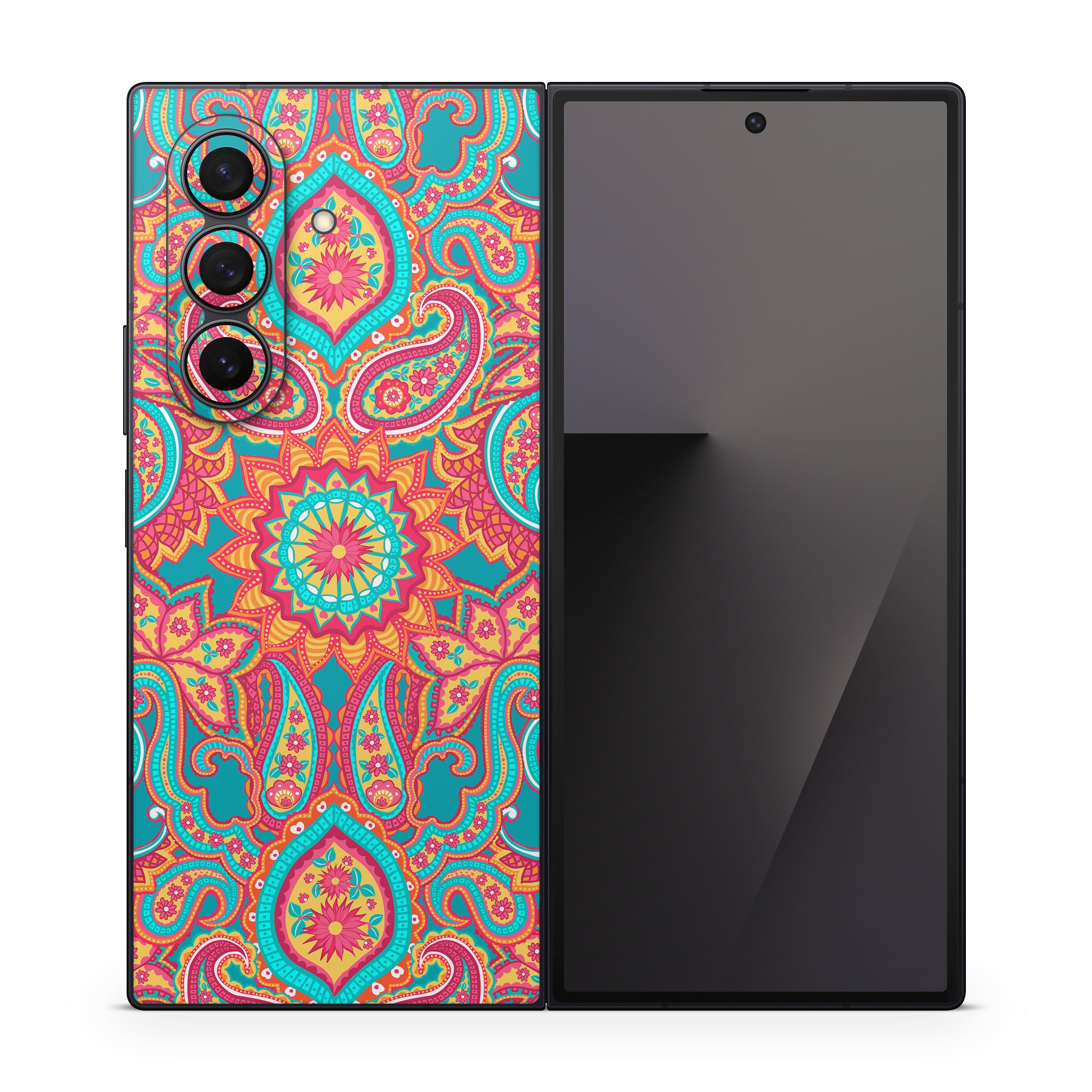 Carnival Paisley - Samsung Galaxy Z Fold7 Skin