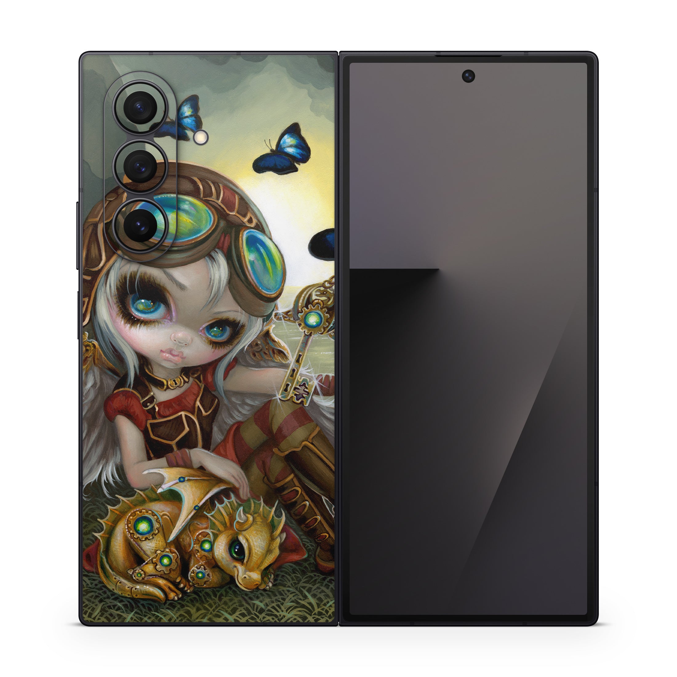 Clockwork Dragonling - Samsung Galaxy Z Fold7 Skin