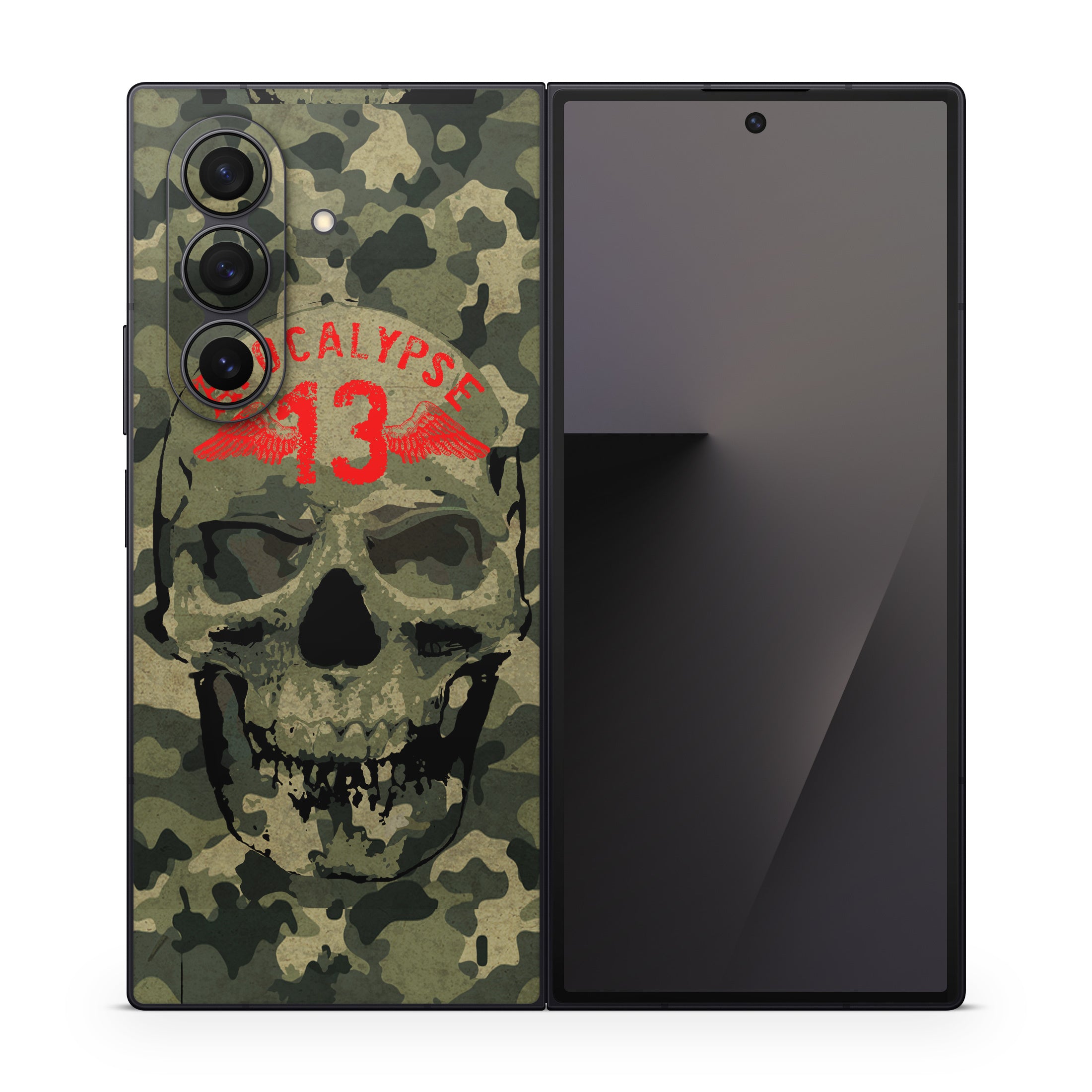 Camo Skull - Samsung Galaxy Z Fold7 Skin