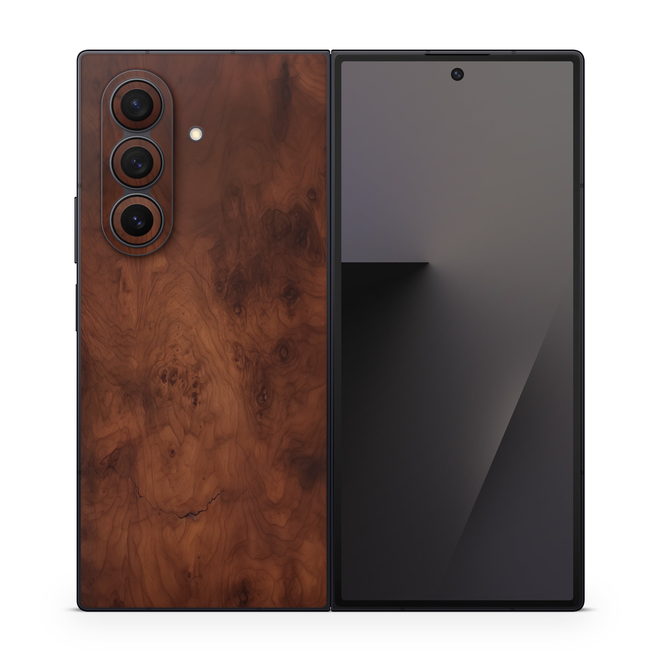 Dark Burlwood - Samsung Galaxy Z Fold7 Skin