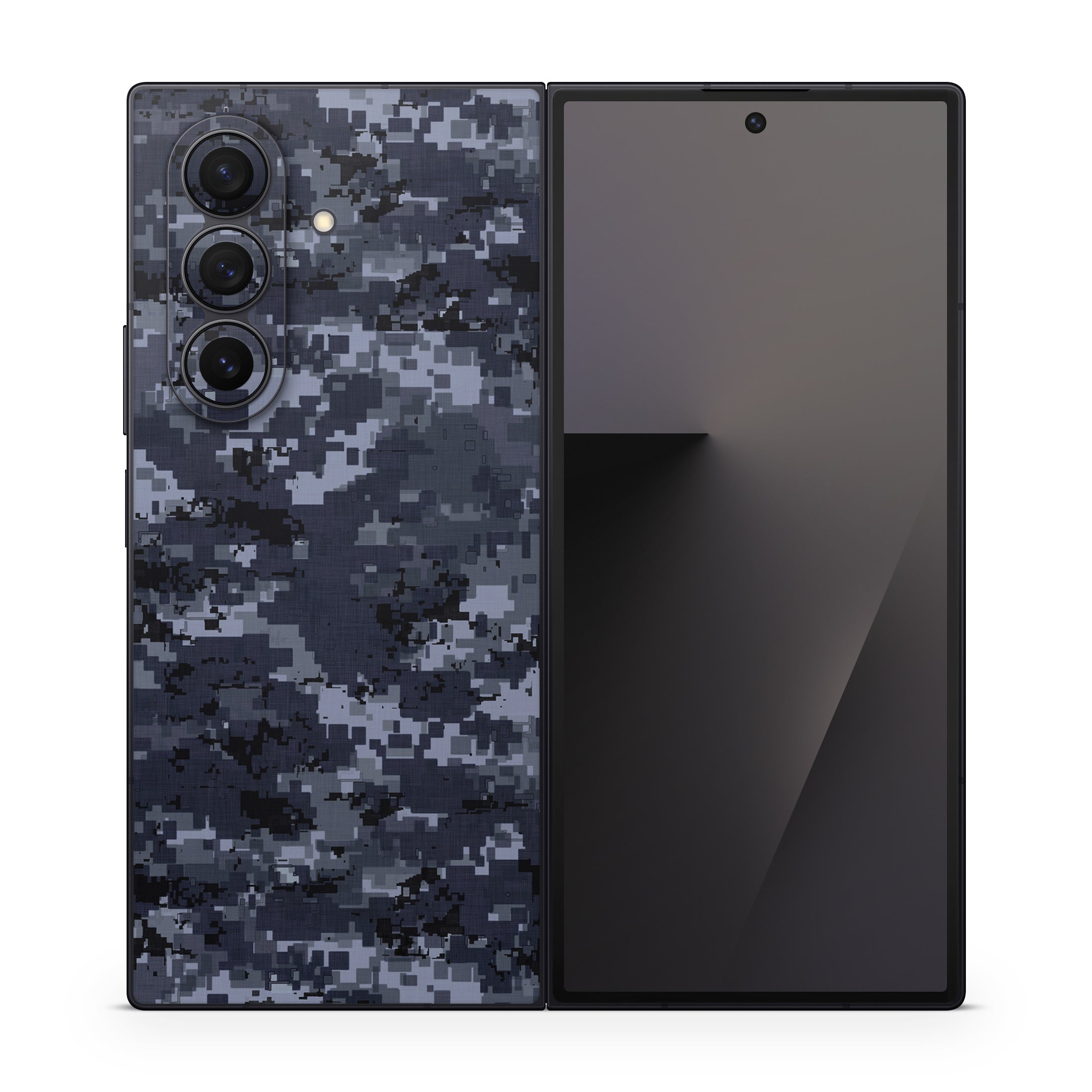 Digital Navy Camo - Samsung Galaxy Z Fold7 Skin