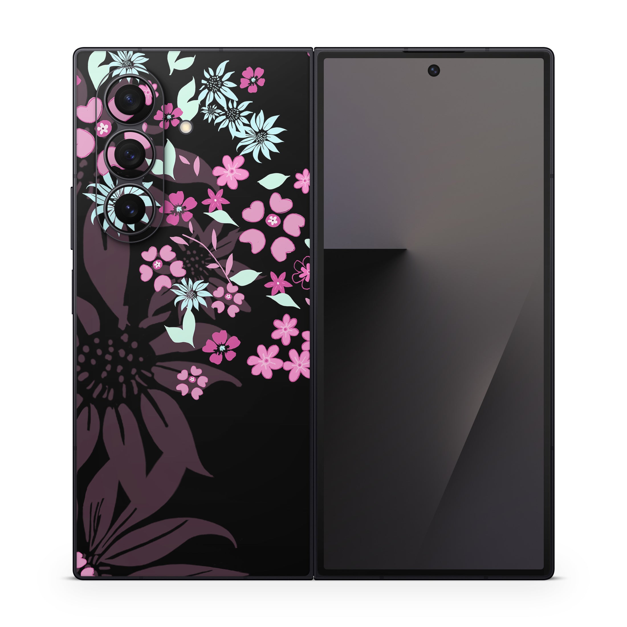 Dark Flowers - Samsung Galaxy Z Fold7 Skin