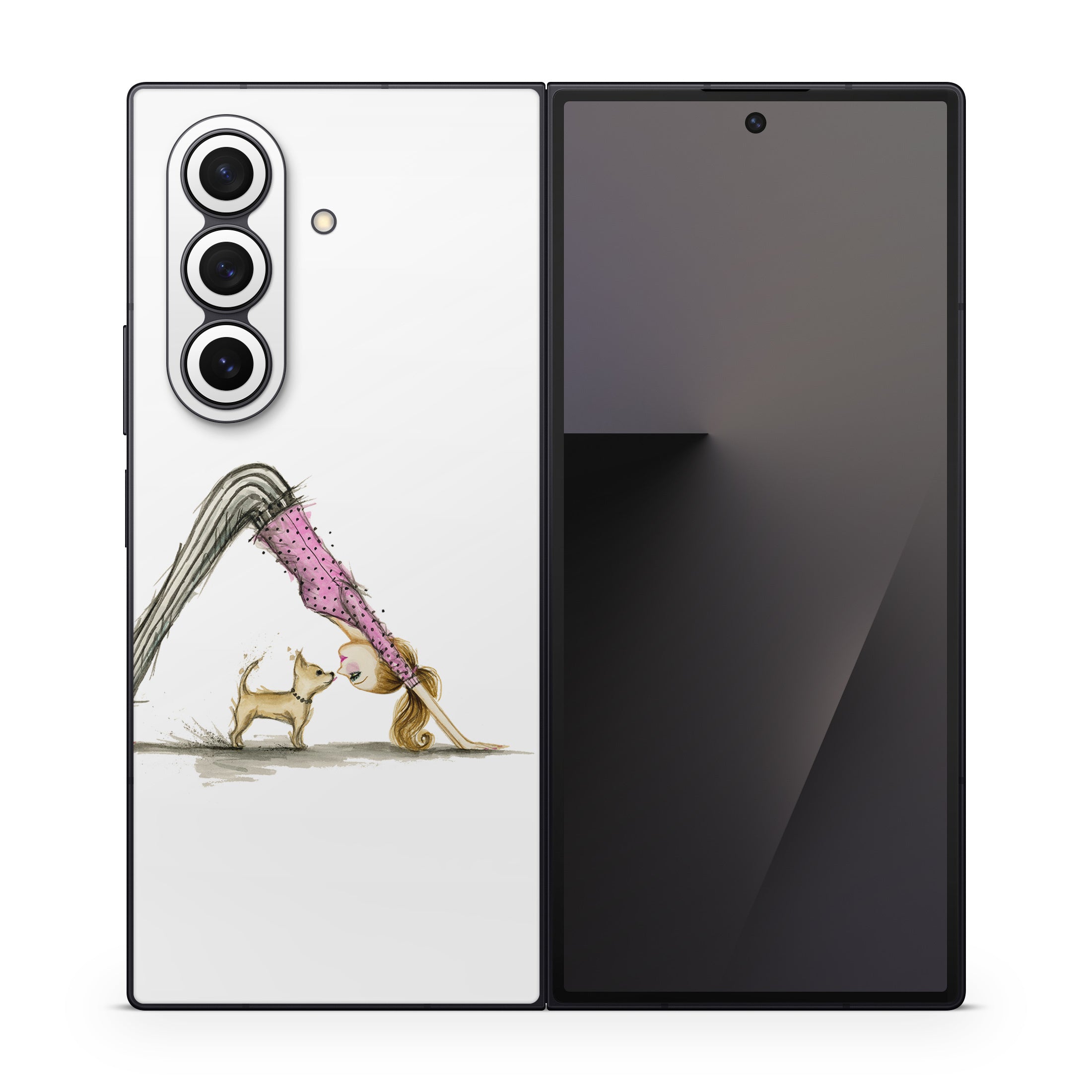 Downward Dog - Samsung Galaxy Z Fold7 Skin