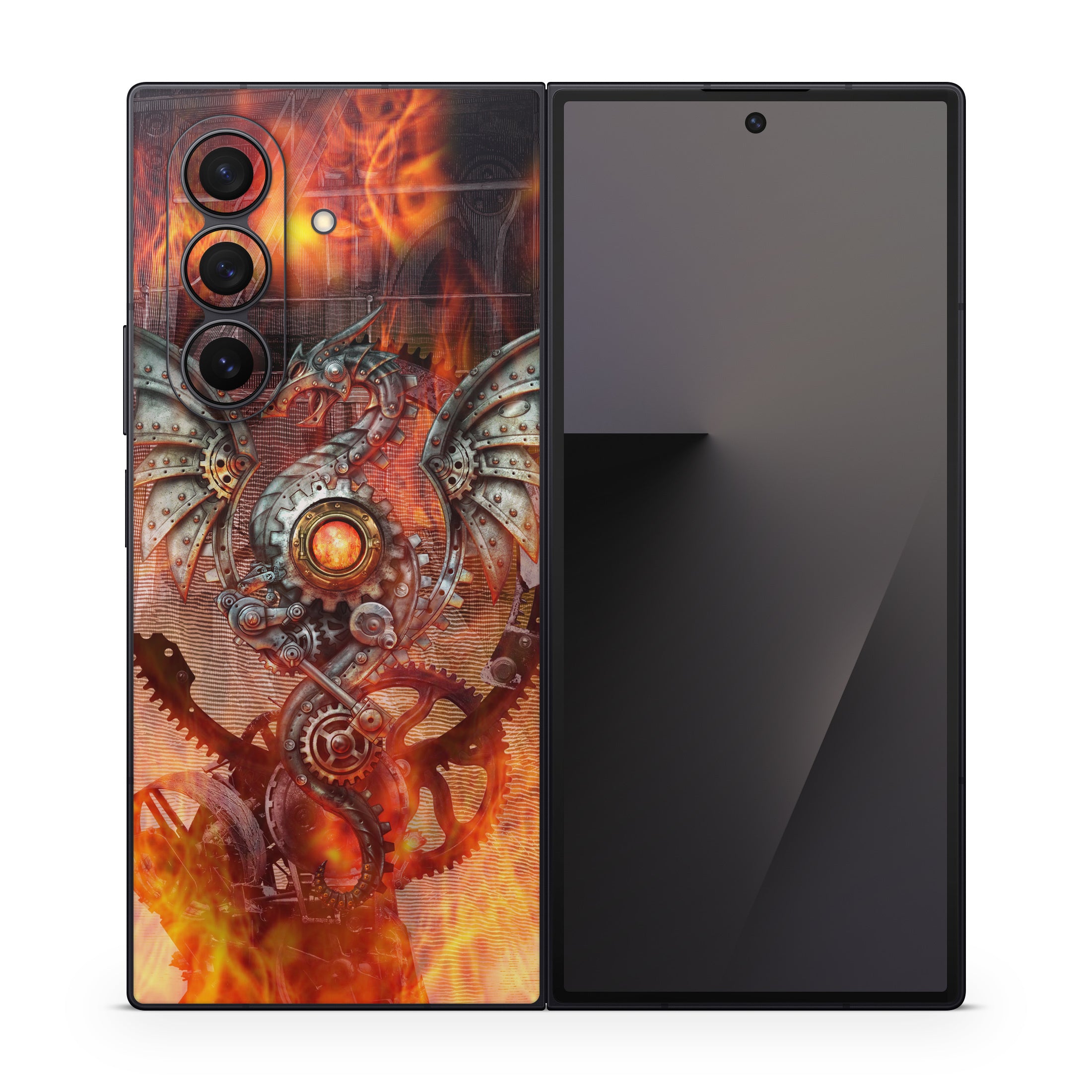 Furnace Dragon - Samsung Galaxy Z Fold7 Skin