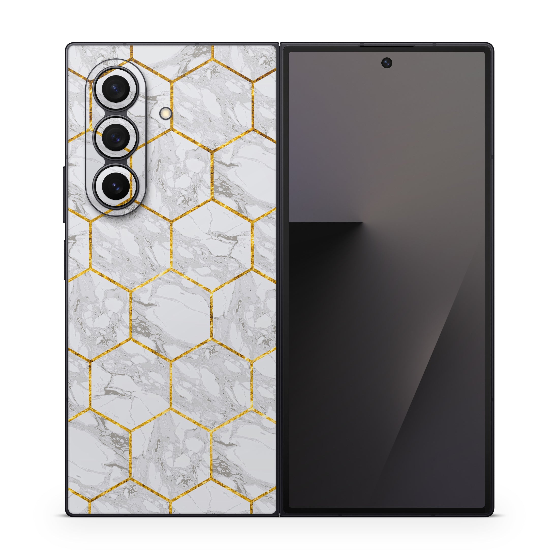 Honey Marble - Samsung Galaxy Z Fold7 Skin
