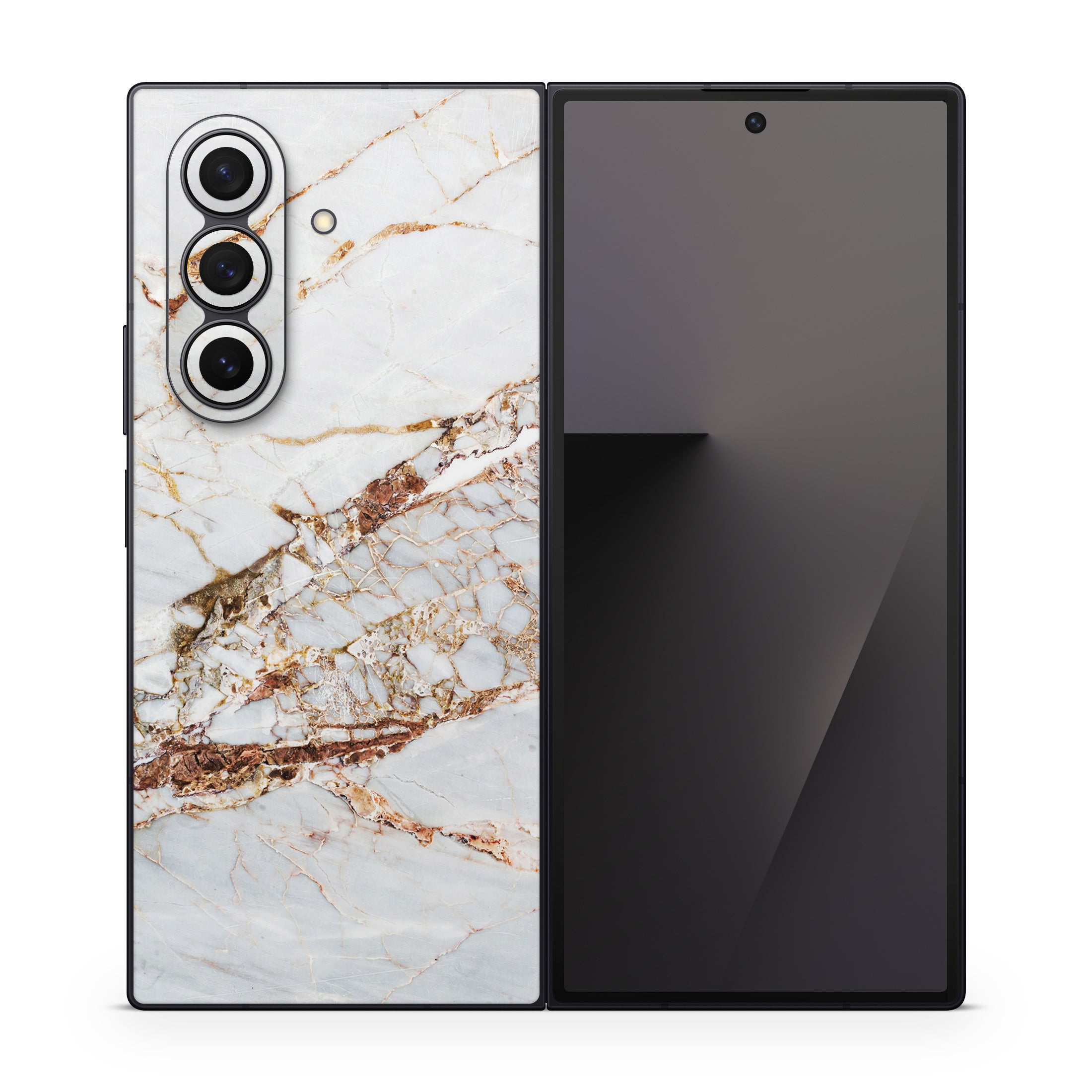 Hazel Marble - Samsung Galaxy Z Fold7 Skin