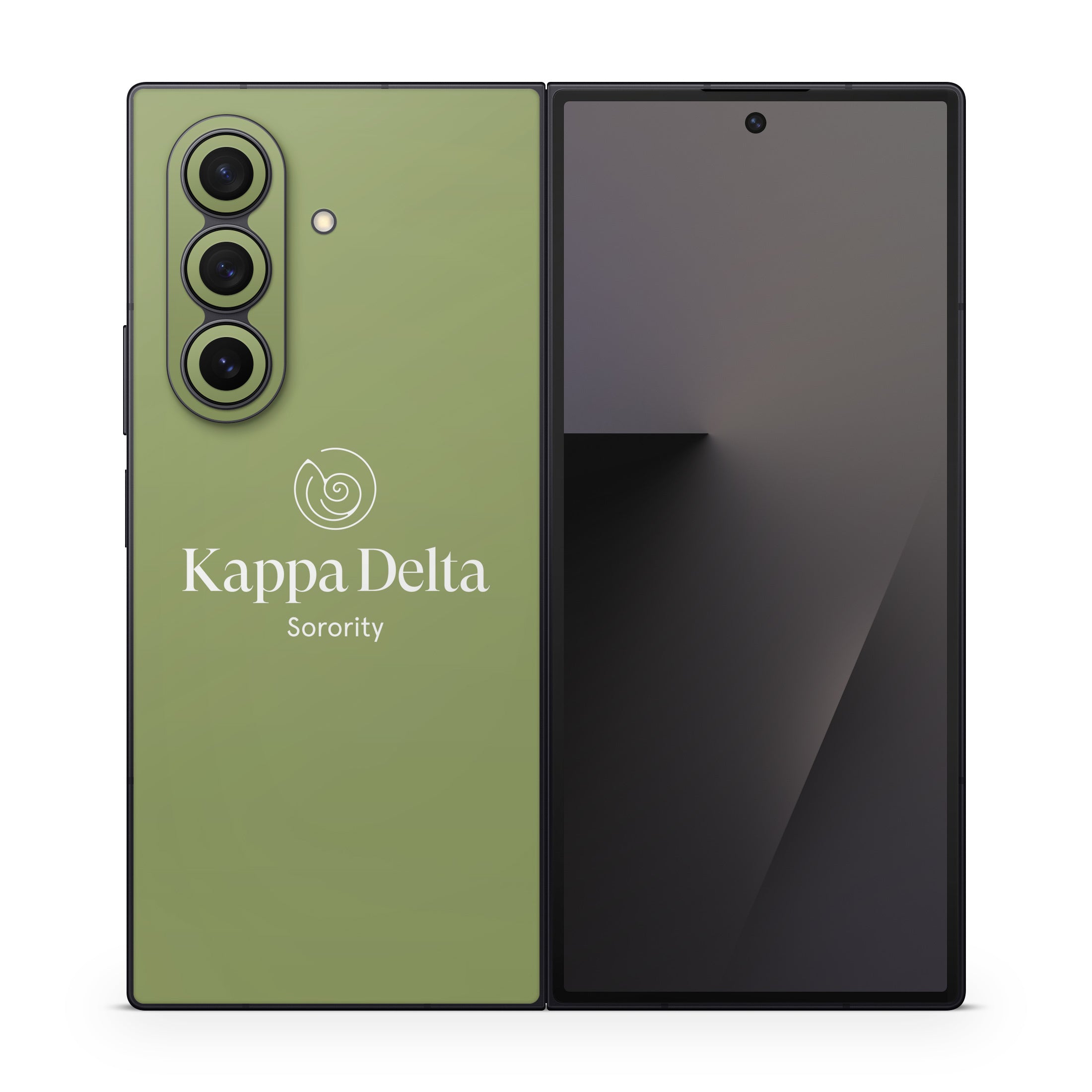 Kappa Delta Primary Logo KD Olive - Samsung Galaxy Z Fold7 Skin