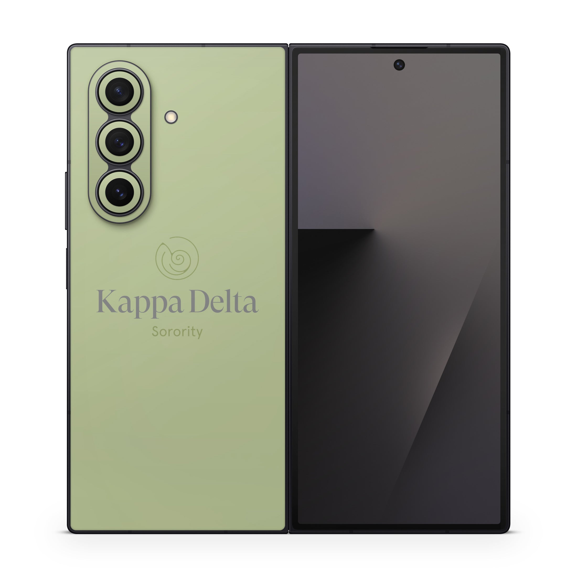 Kappa Delta Primary Logo Light Olive - Samsung Galaxy Z Fold7 Skin