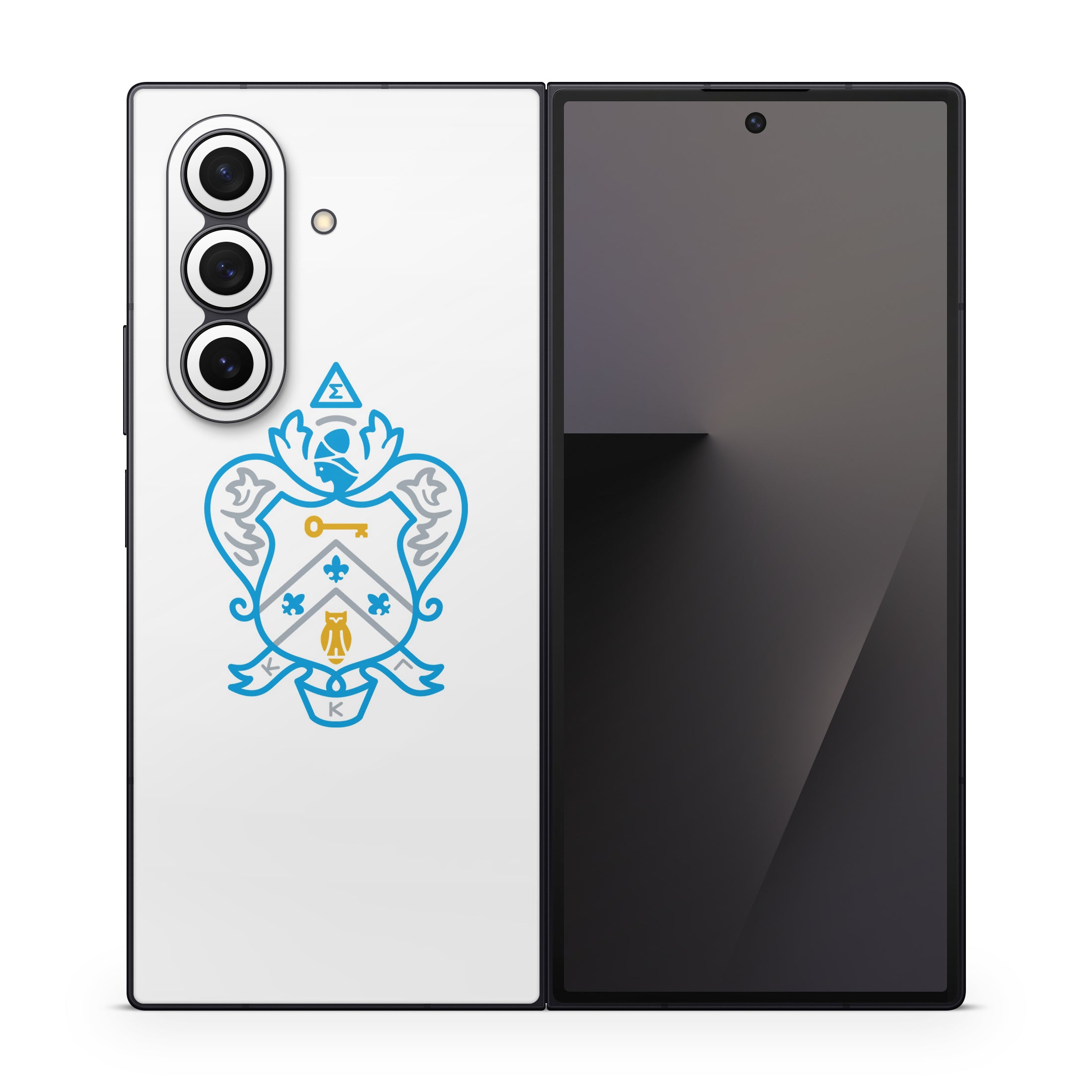 Kappa Kappa Gamma Coat of Arms White - Samsung Galaxy Z Fold7 Skin