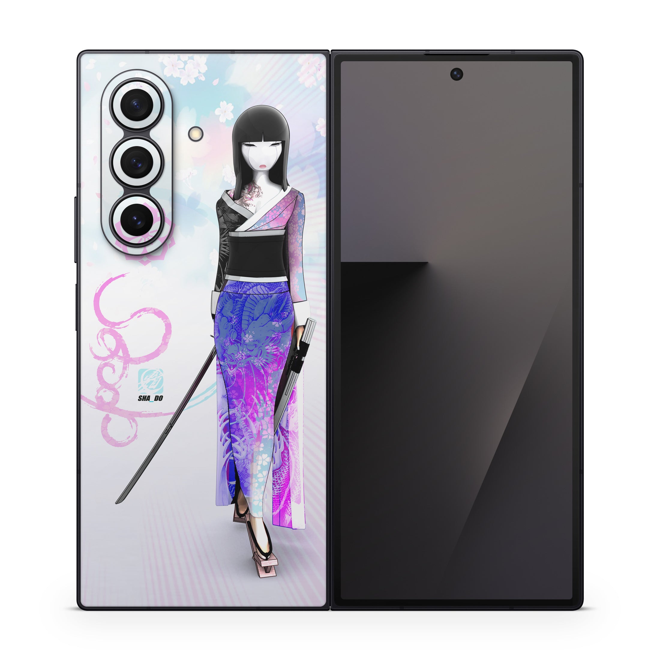 Kokeshi Haru - Samsung Galaxy Z Fold7 Skin