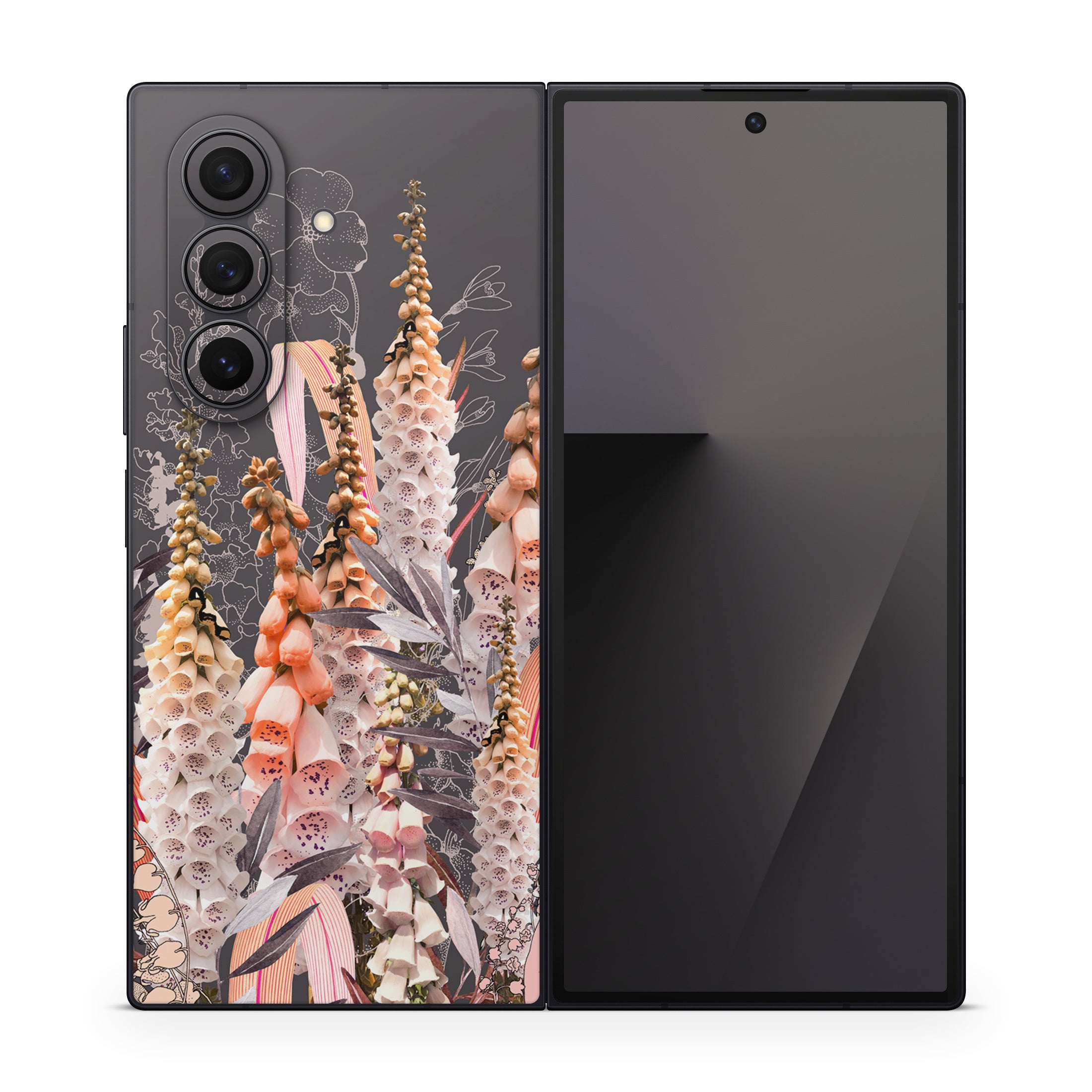 Lupines Chocolate - Samsung Galaxy Z Fold7 Skin