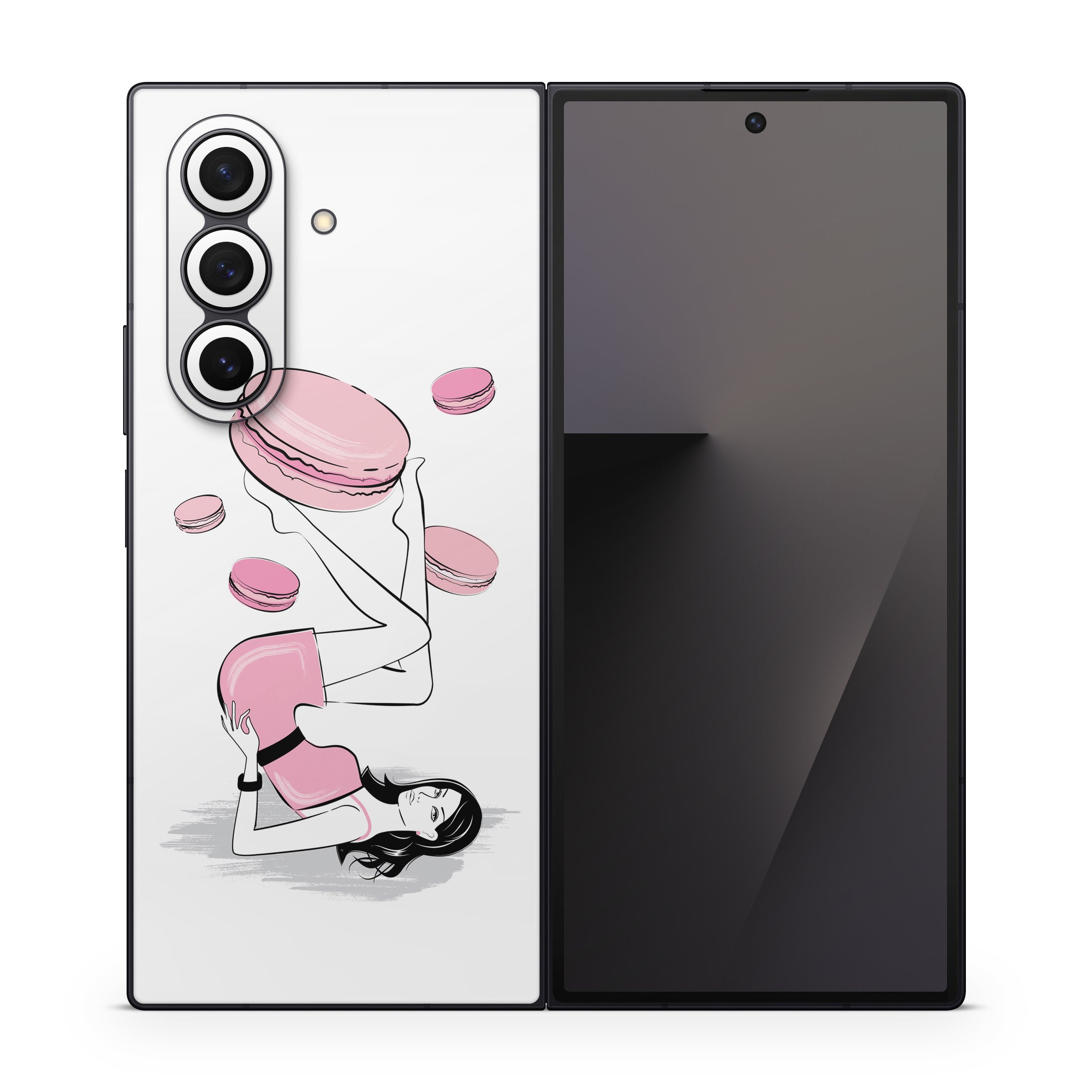 Macaron Girl - Samsung Galaxy Z Fold7 Skin