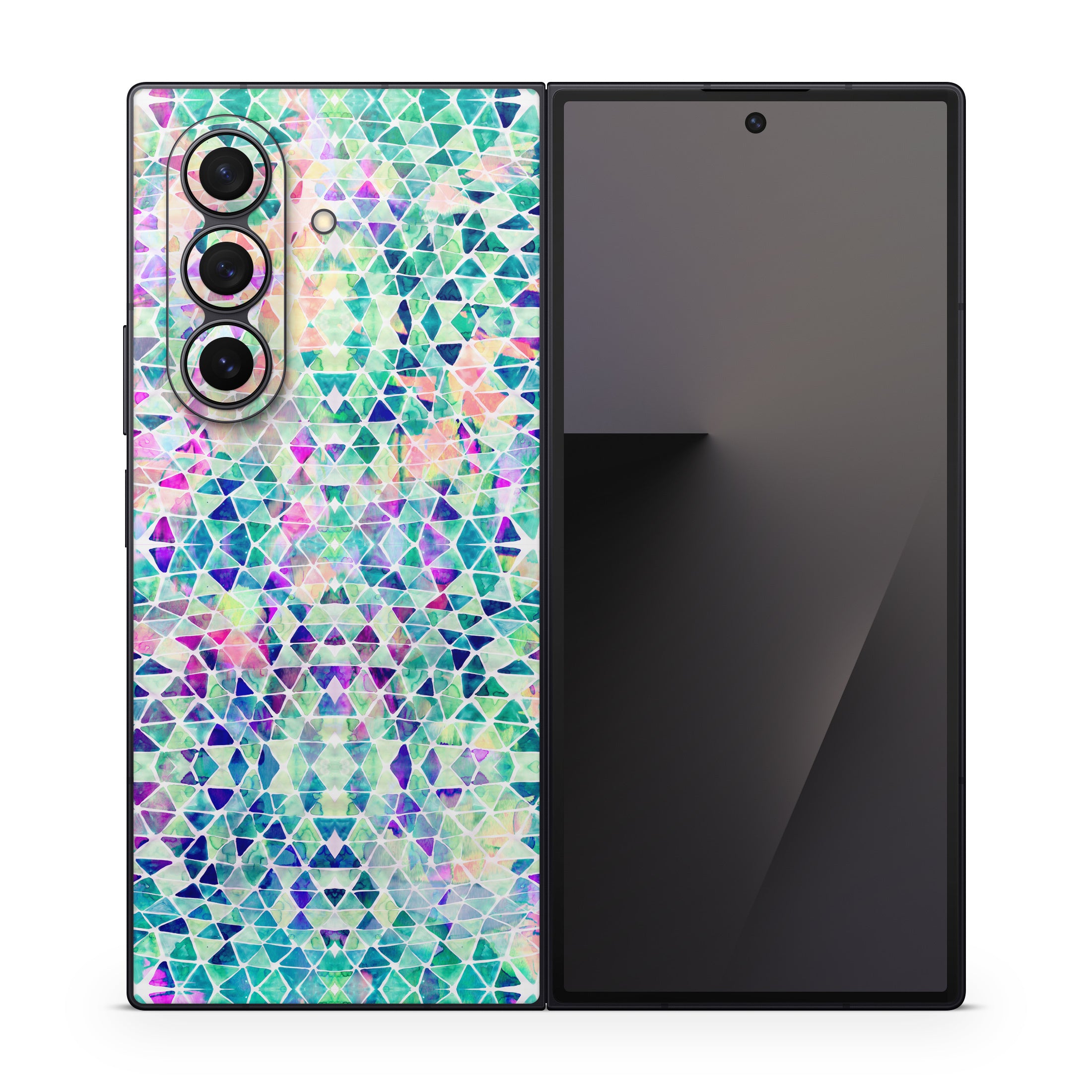 Pastel Triangle - Samsung Galaxy Z Fold7 Skin