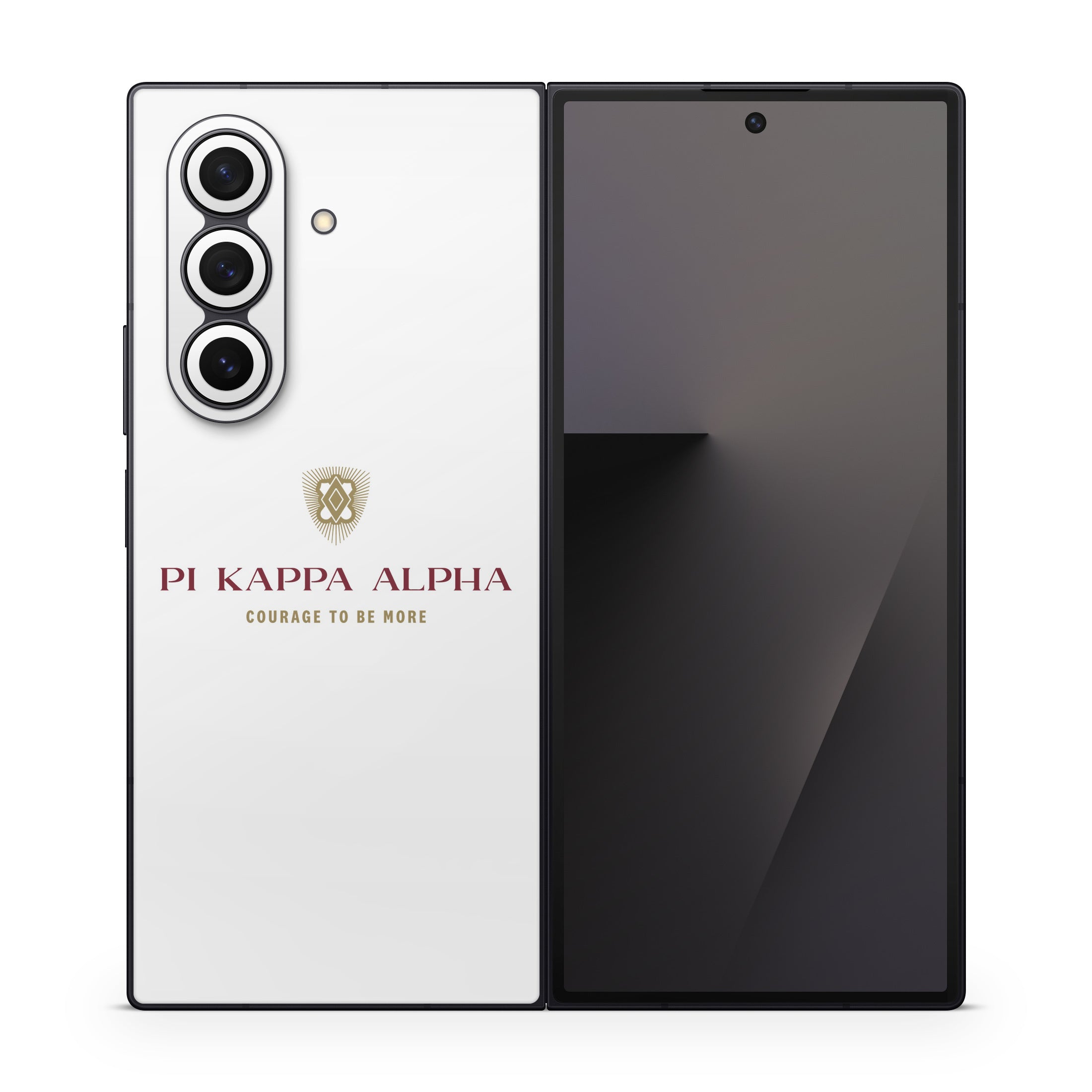 Pi Kappa Alpha Formal Logo White - Samsung Galaxy Z Fold7 Skin