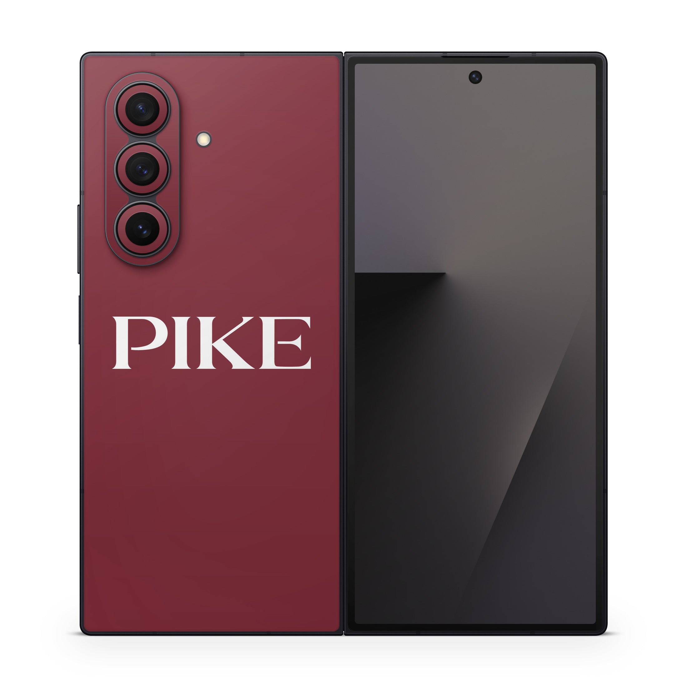 Pi Kappa Alpha PIKE Logo Garnet - Samsung Galaxy Z Fold7 Skin
